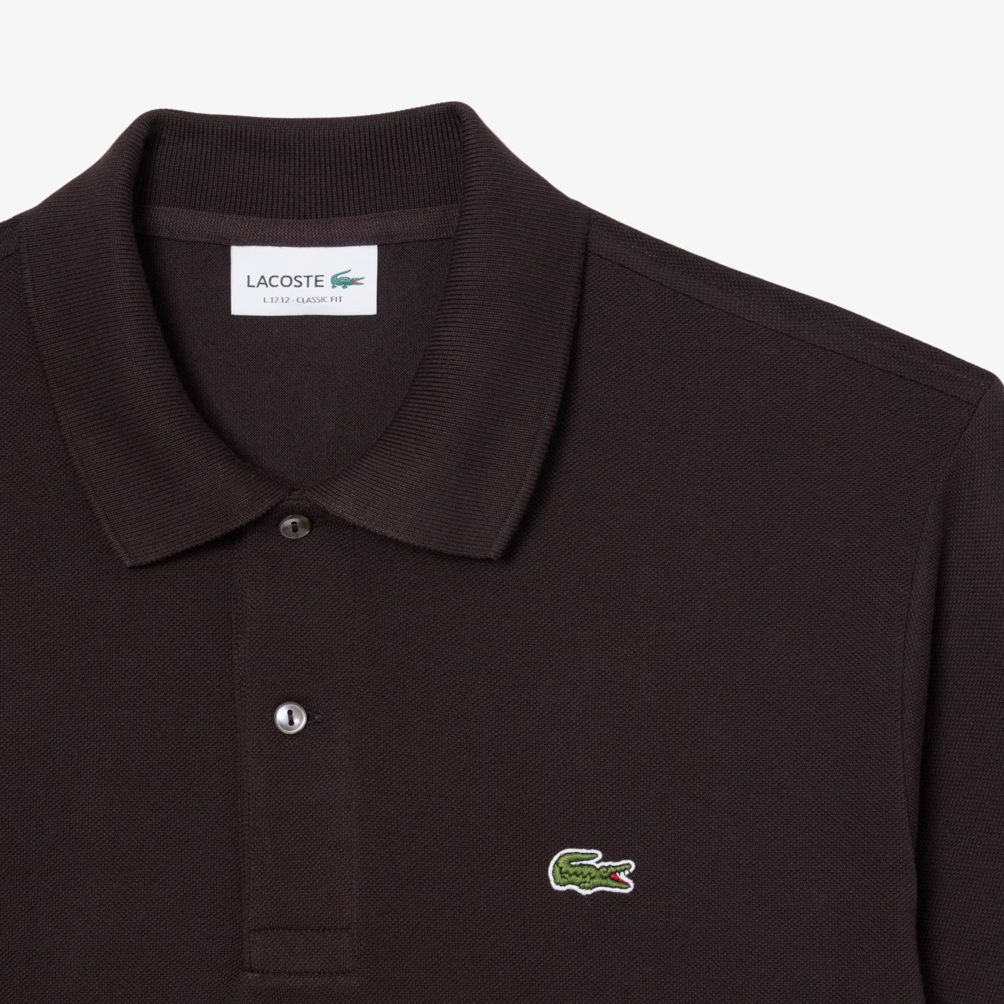 Lacoste miesten pikeepaita Original L1212 Polo, tummanruskea