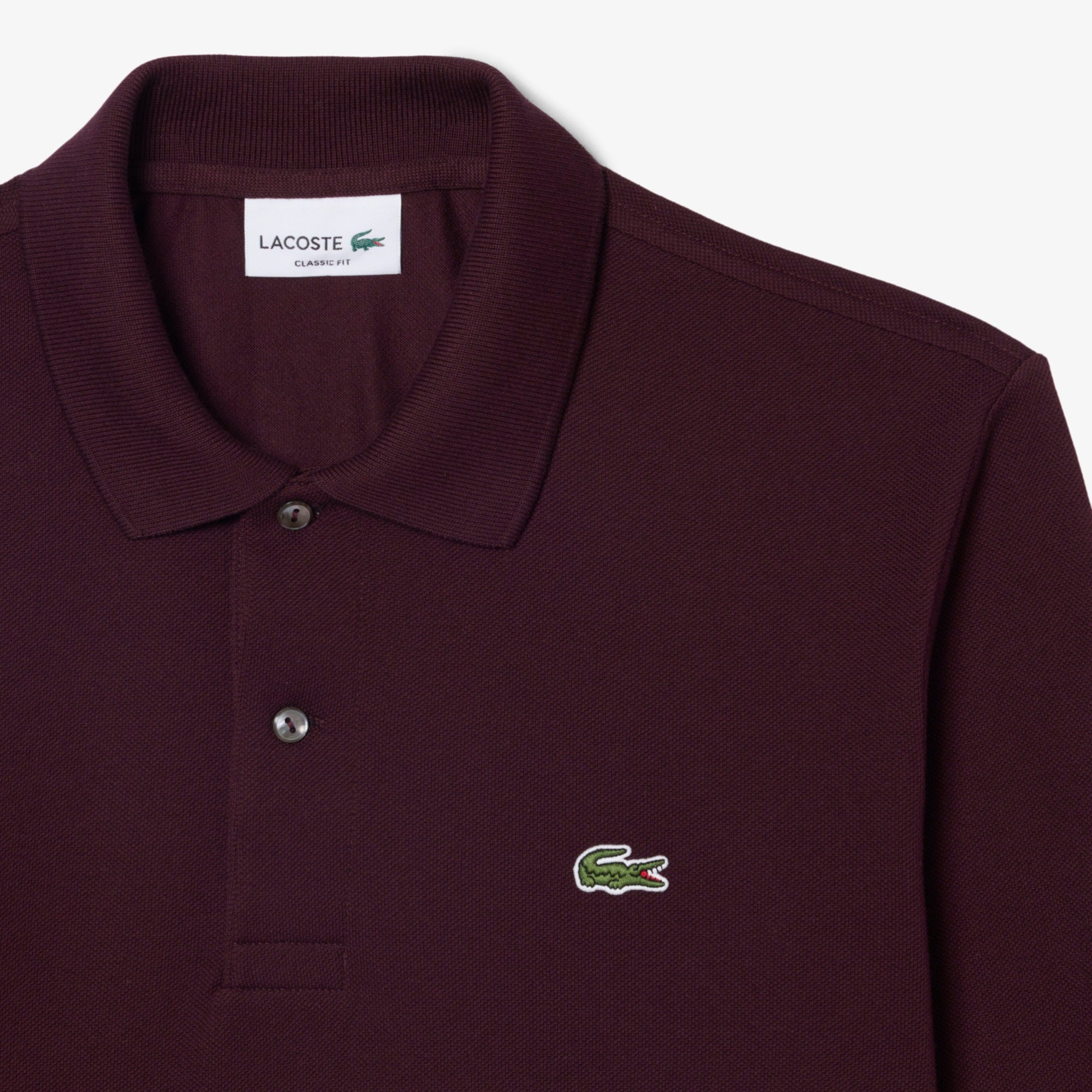 Lacoste miesten pikeepaita L.12.12, viininpunainen