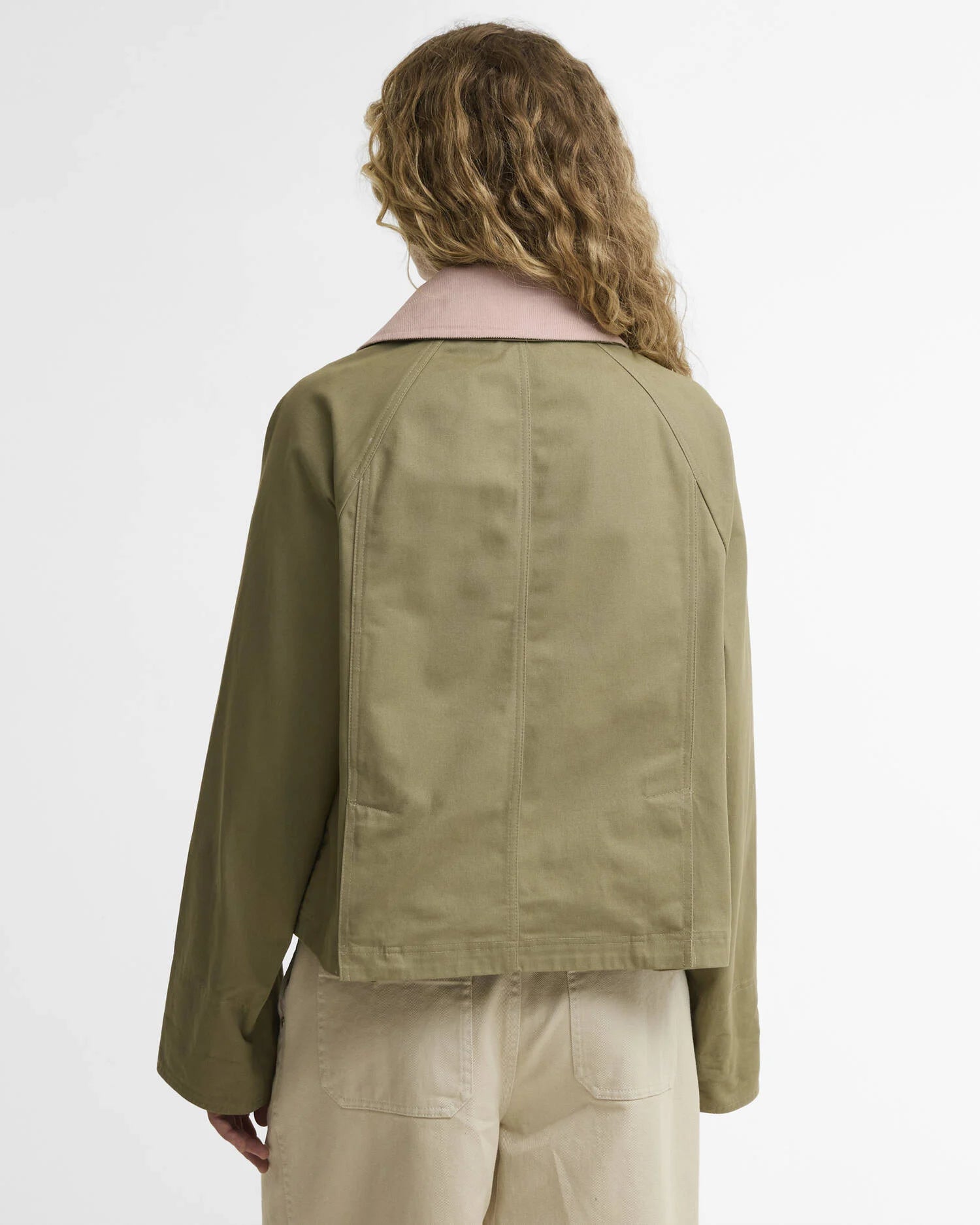 Barbour naisten takki Barbour Crop Beadnell Jacket, khaki