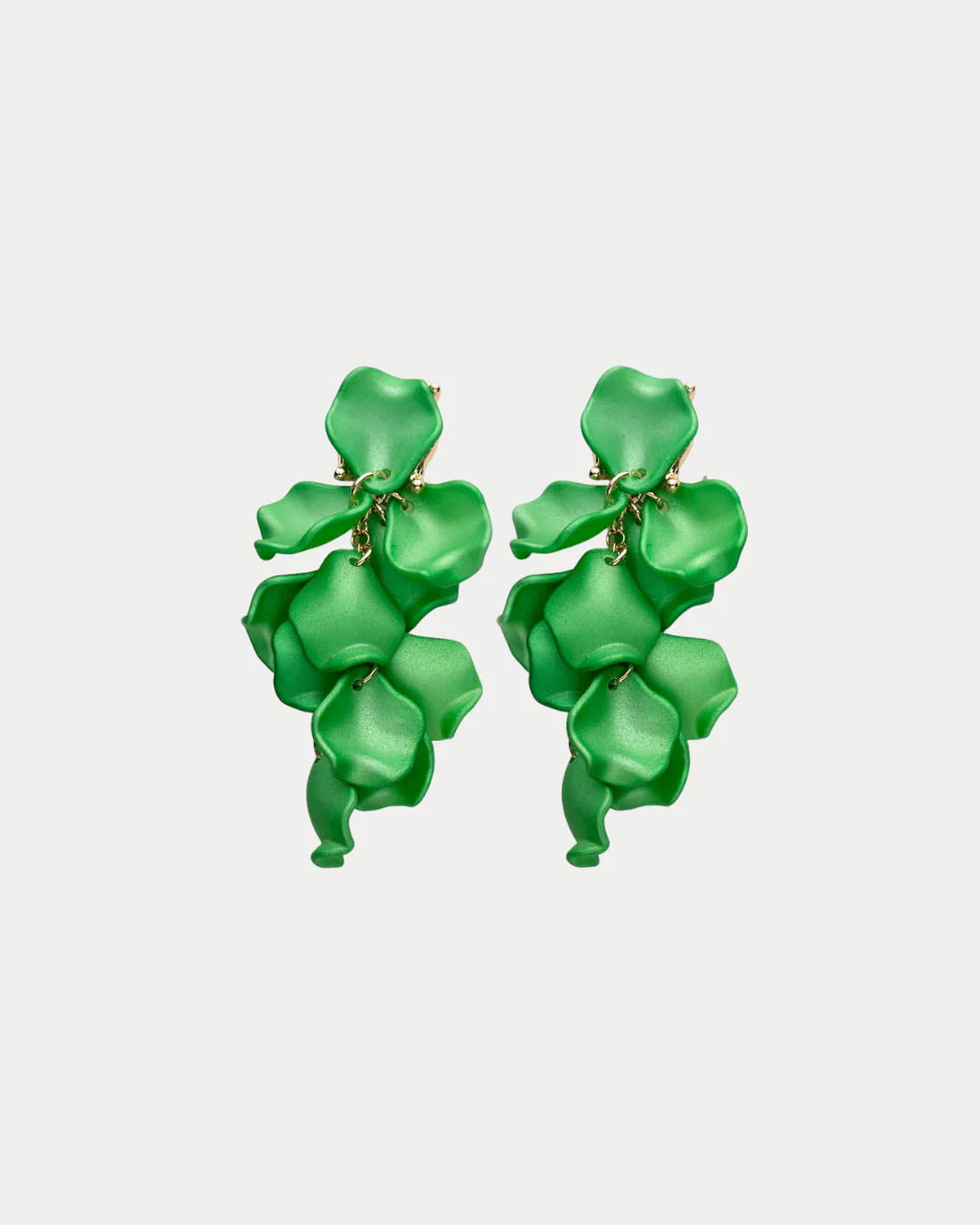 Bow 19 korvakorut Leaf Earring Mini, vihreä