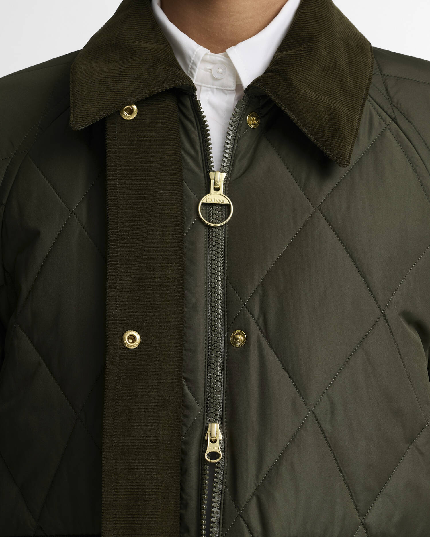 Barbour naisten tikkitakki Kilnwick Quilt, Khaki