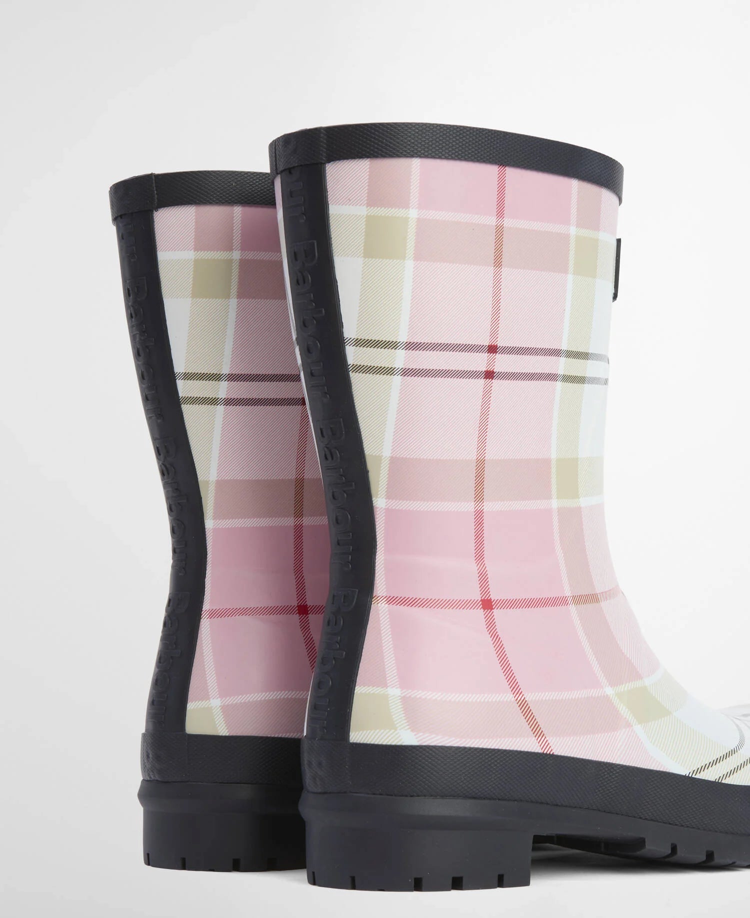 Barbour naisten saappaat Banbury Mid Wellingtonds, pinkki kuosi