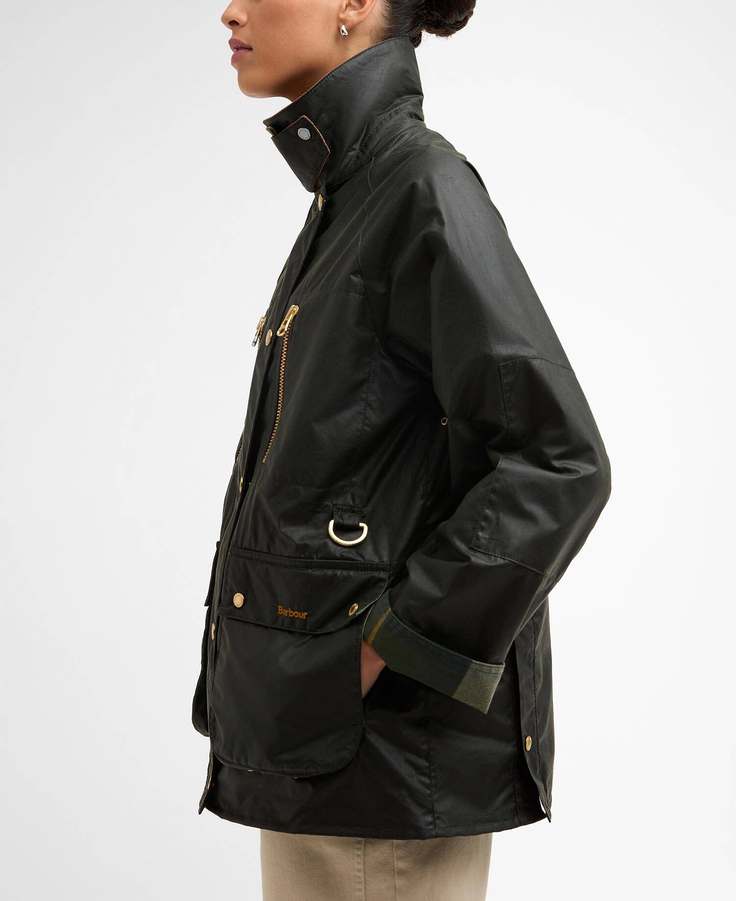 Barbour naisten takki Argill Wax, khaki