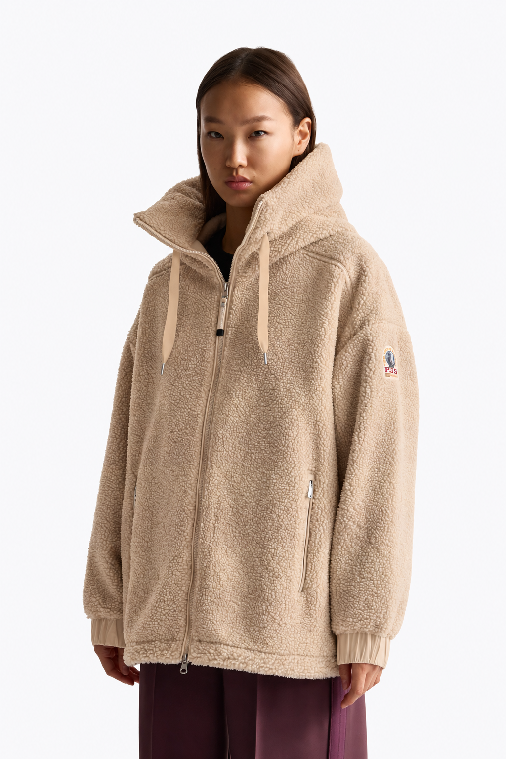 Parajumpers naisten teddytakki Noelle-W Power Fleece, Beige