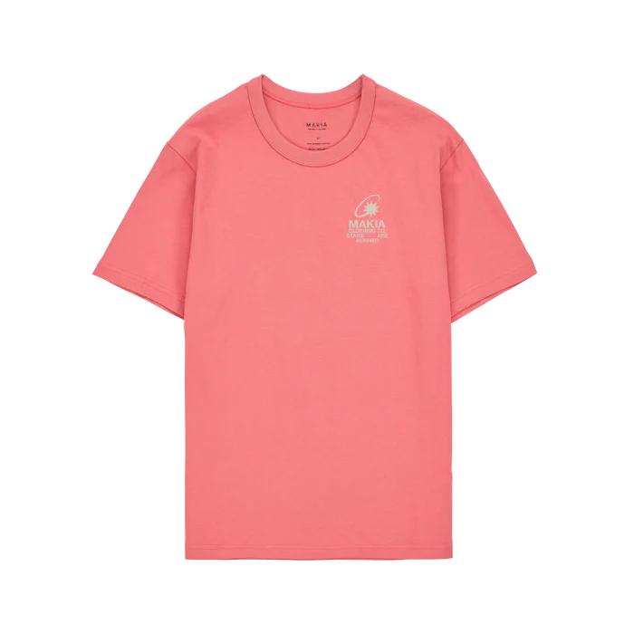 Makia miesten t-paita Cosmic T-shirt, koralli