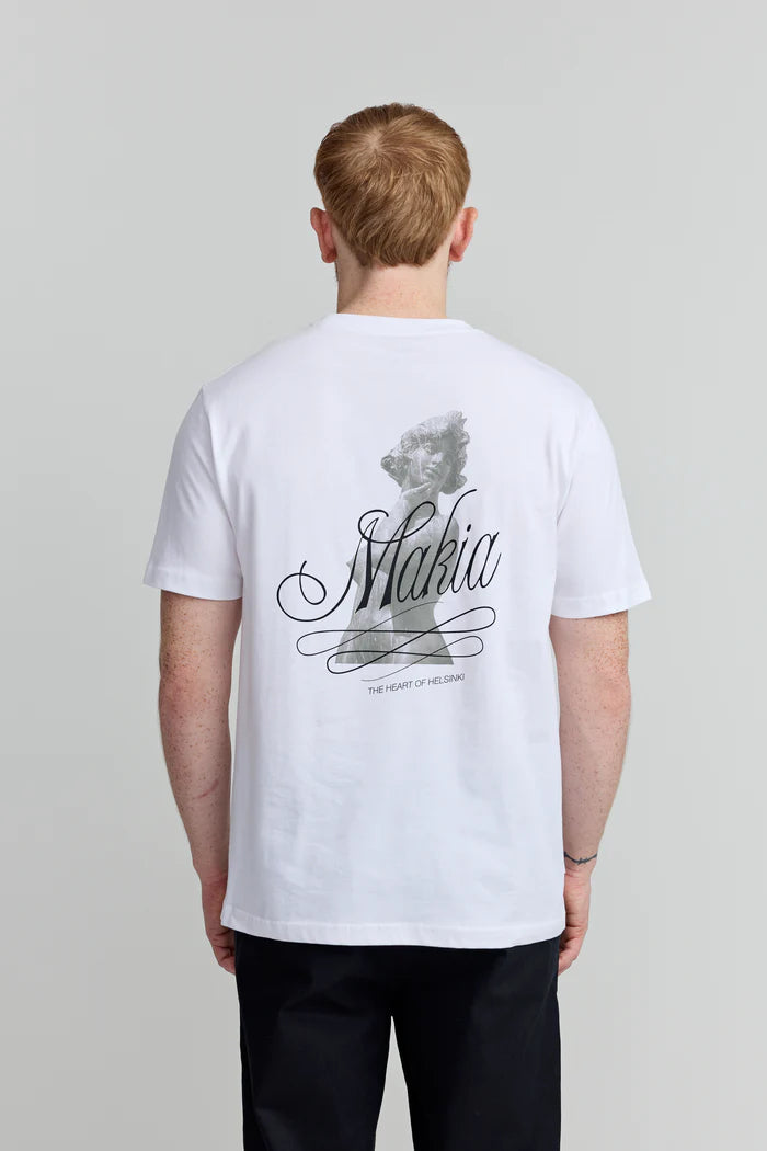 Makia miesten t-paita Mermaid T-shirt, valkoinen