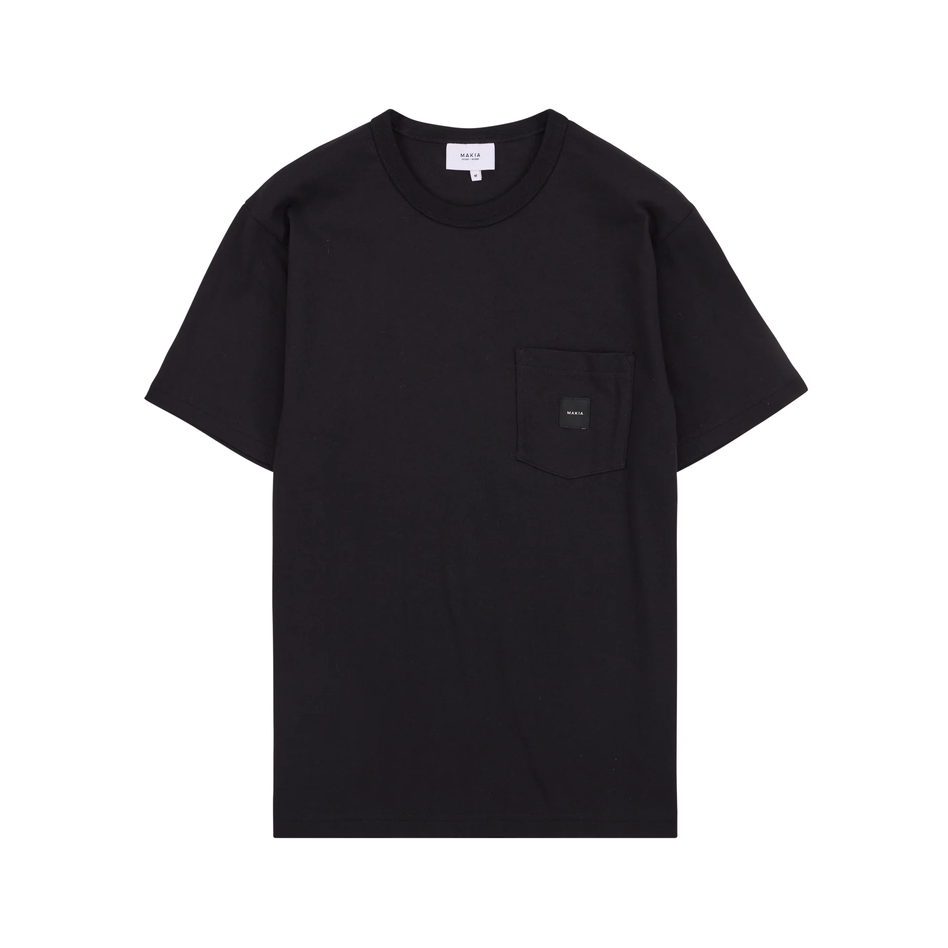 Makia miesten t-paita K Square Pocket t-shirt, musta