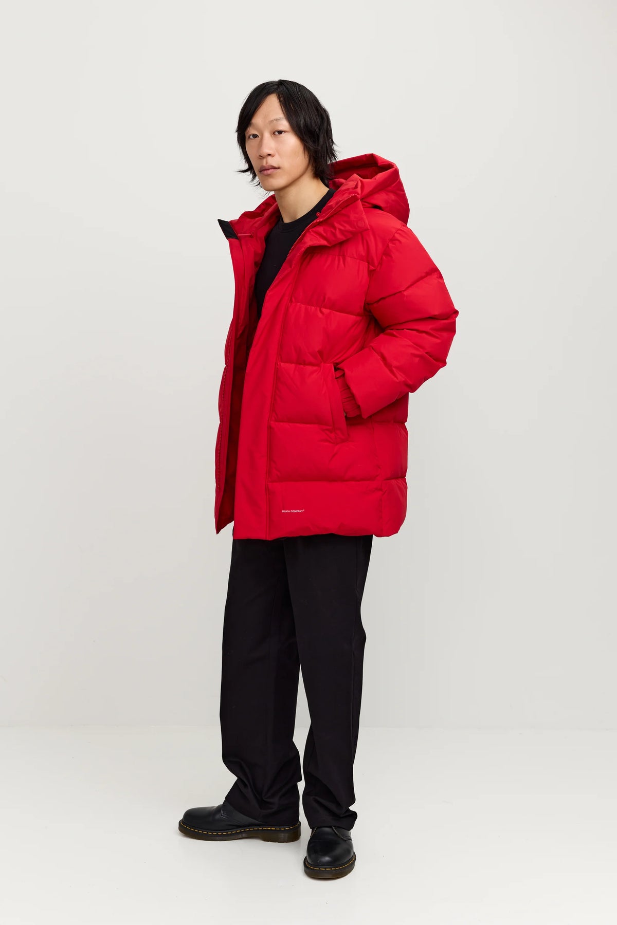 Makia miesten toppatakki Aamos Jacket, punainen