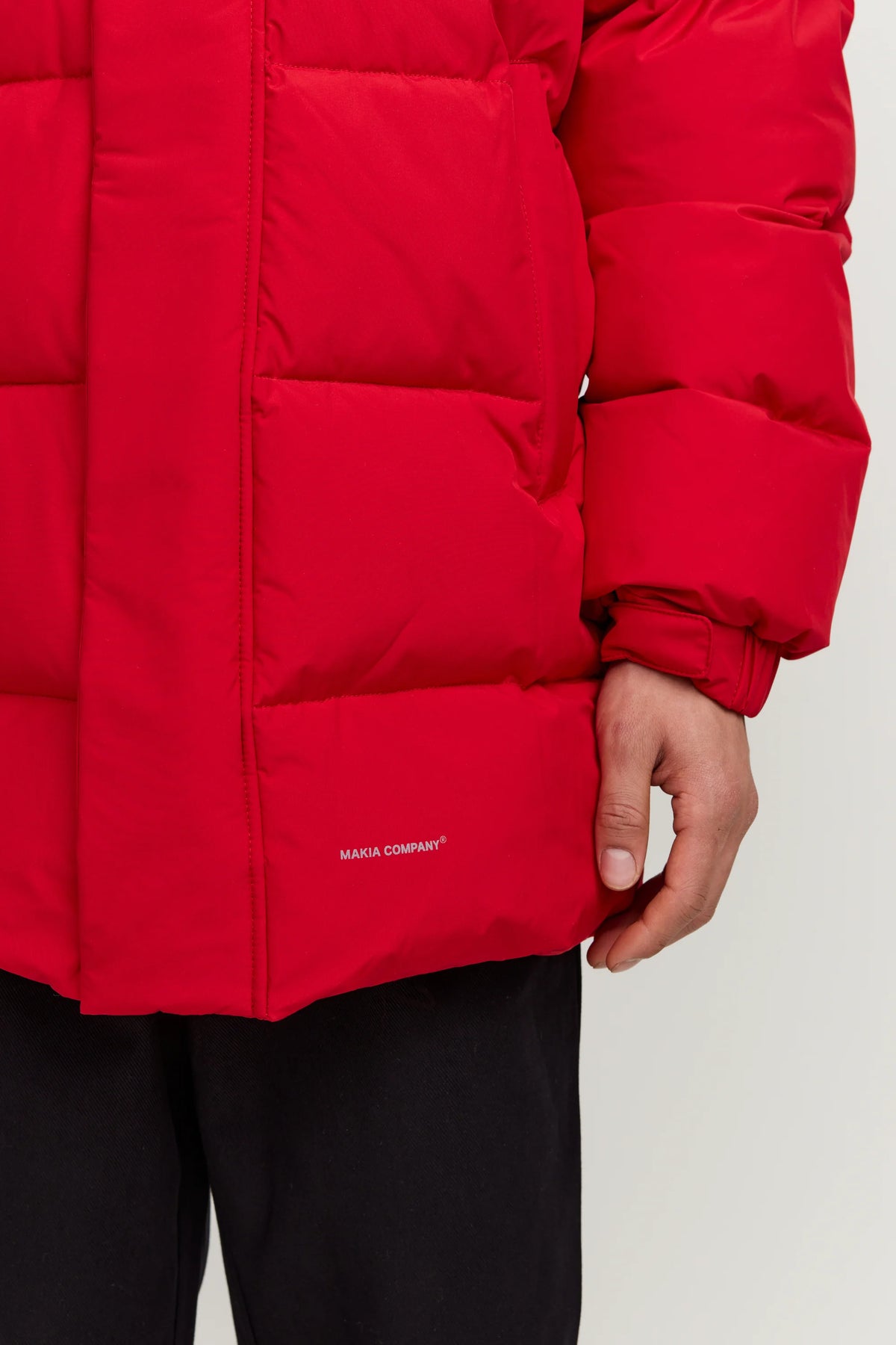 Makia miesten toppatakki Aamos Jacket, punainen