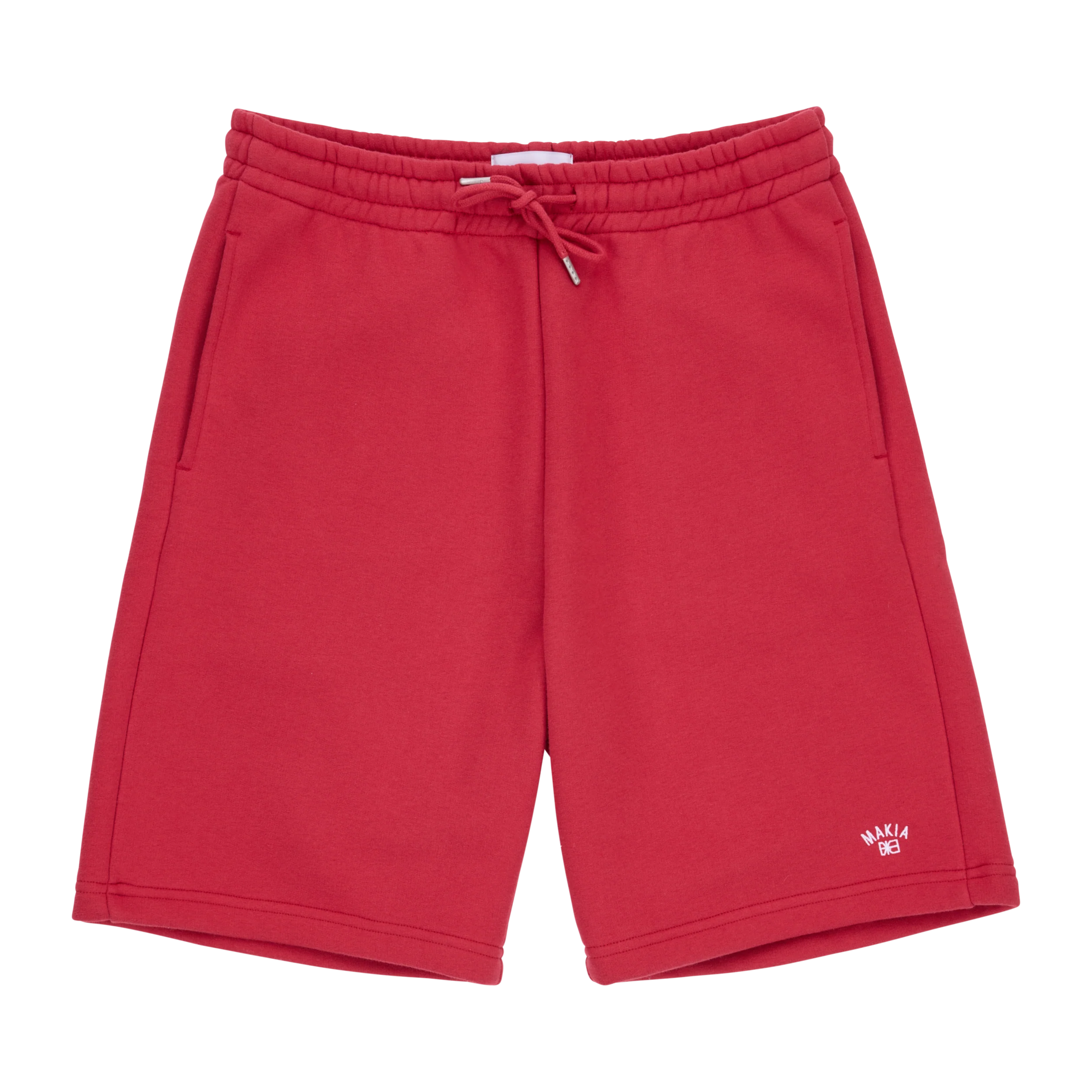 Makia miesten collegeshortsit Cove Sweatshorts, punainen