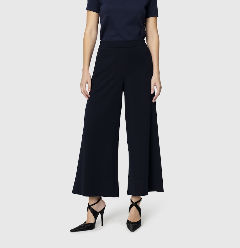 Mac naisten nilkkapituiset housut Coralie Cropped, tummansininen