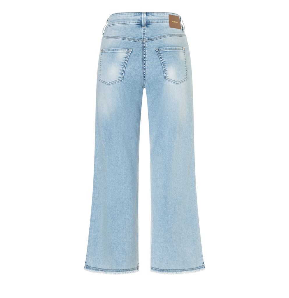 Mac naisten nilkkapituiset farkut Dream Wide Cropped, vaaleansininen