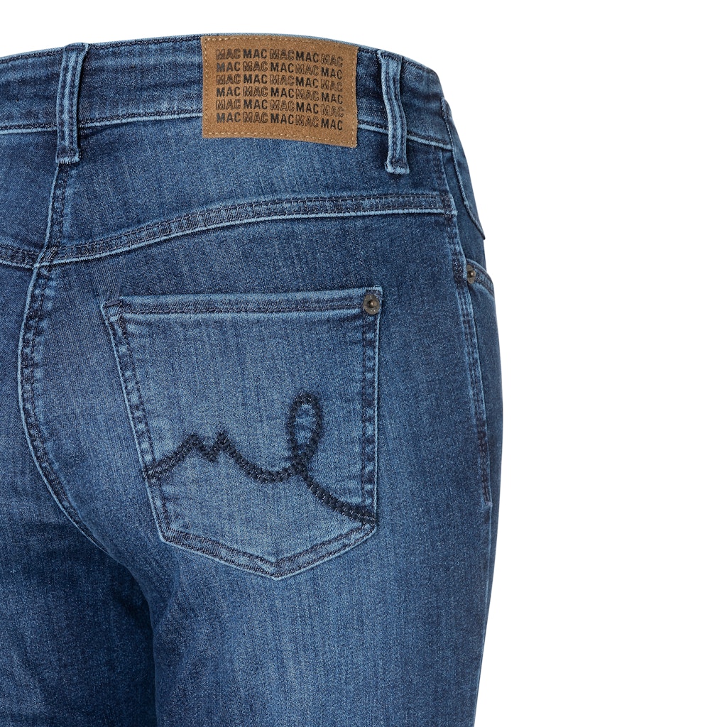 Mac naisten farkut Laura Stretch Denim, tummansininen