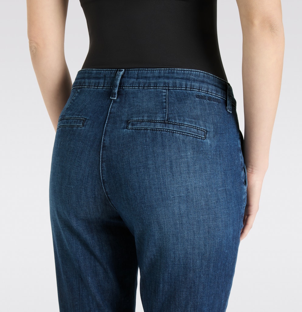 Mac naisten farkut Chino Turn Up, sininen indigo