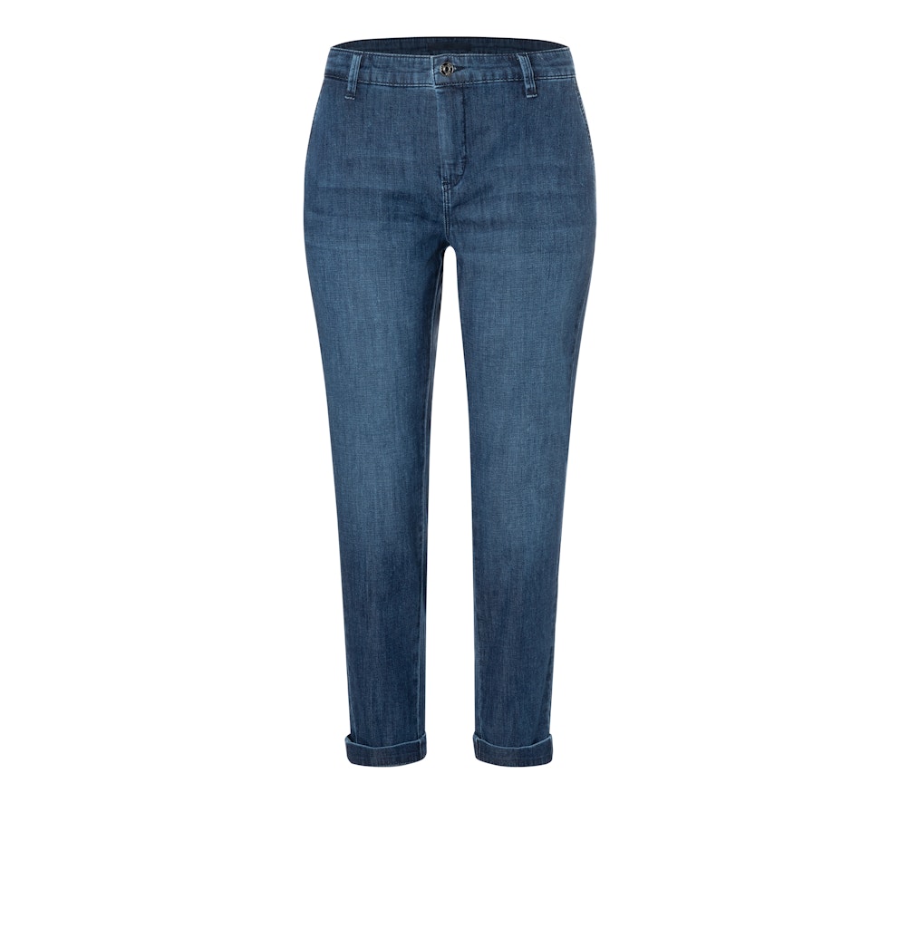 Mac naisten farkut Chino Turn Up, sininen indigo