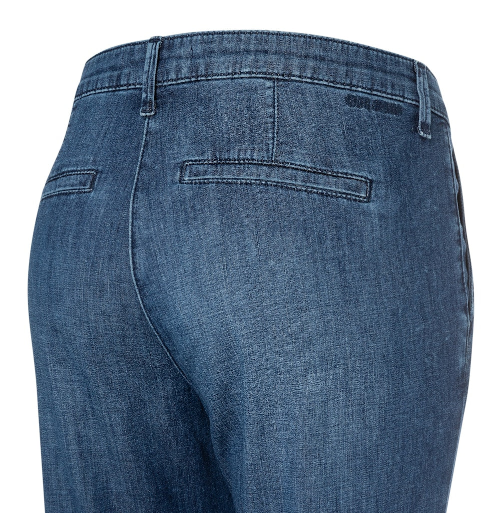 Mac naisten farkut Chino Turn Up, sininen indigo