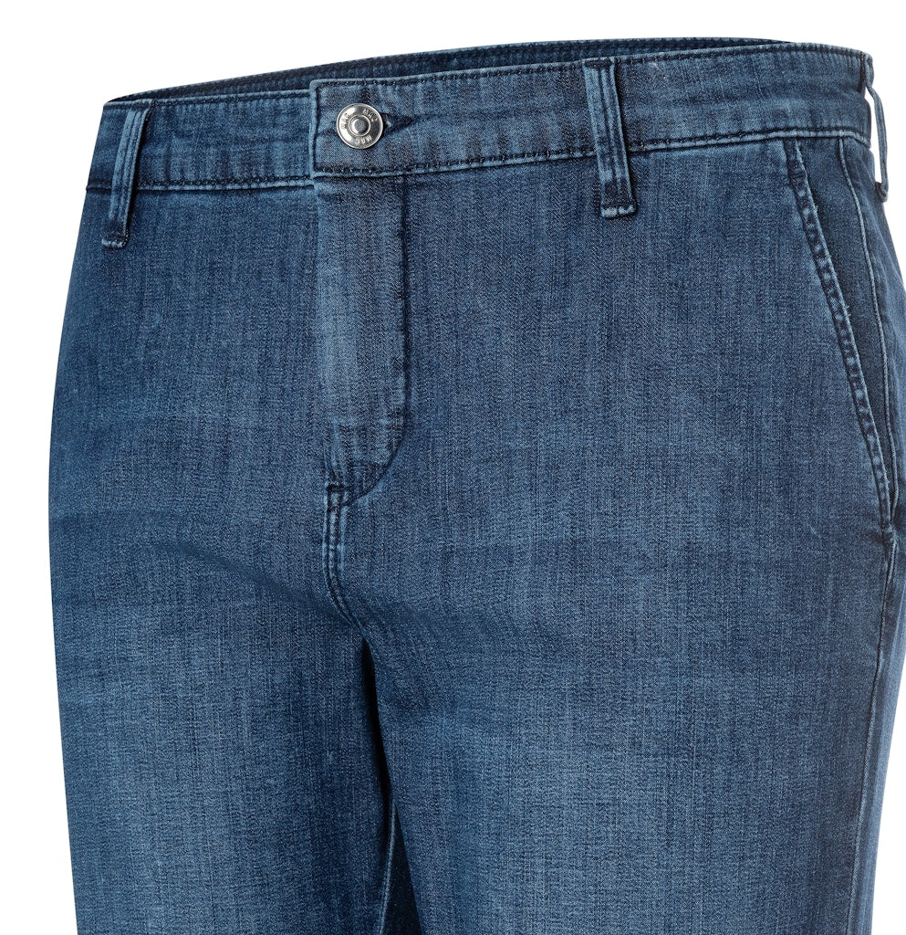 Mac naisten farkut Chino Turn Up, sininen indigo