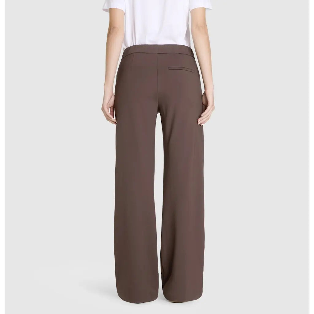 Mac naisten housut Chiara Long Pant, tummanruskea