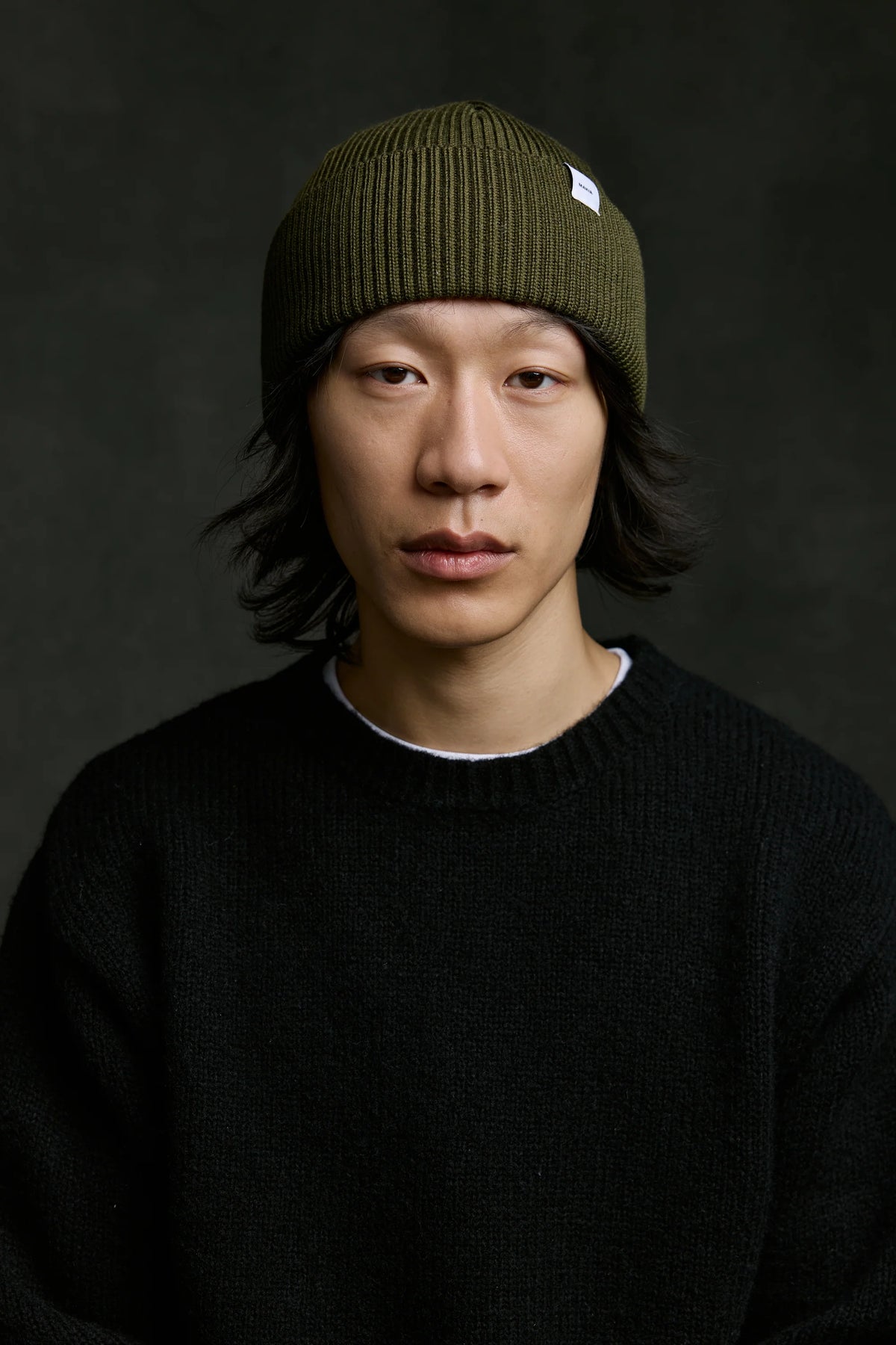 Makia miesten pipo Merino Beanie, Khaki