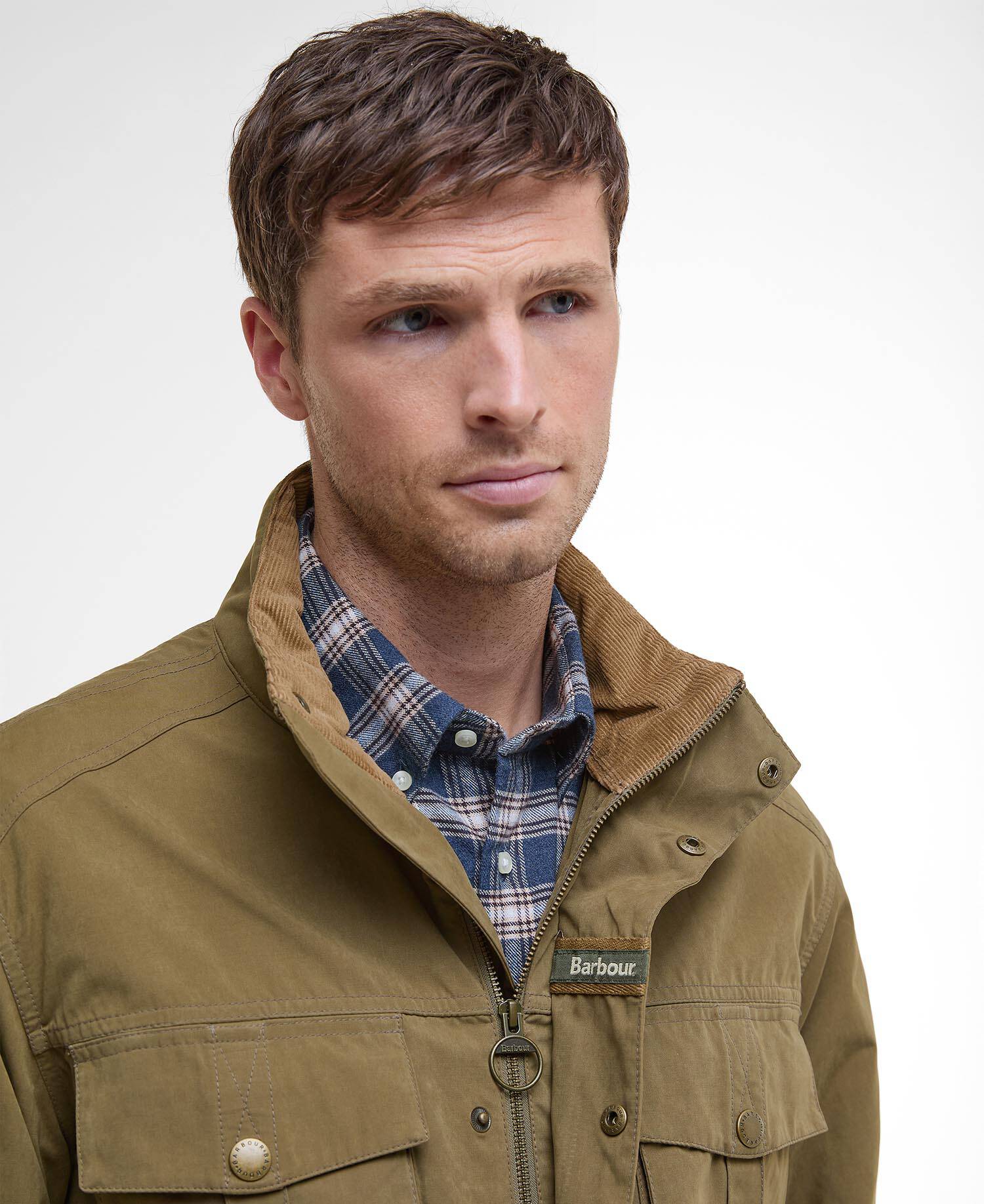 Barbour miesten takki Sanderling Casual Jacket, vaalea armeijanvihreä