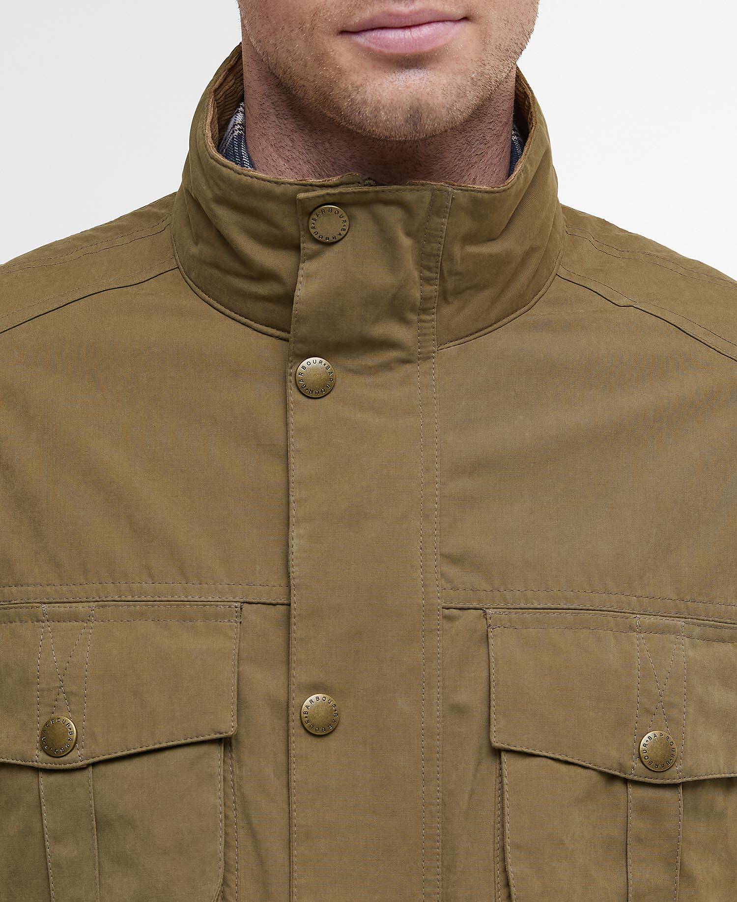 Barbour miesten takki Sanderling Casual Jacket, vaalea armeijanvihreä