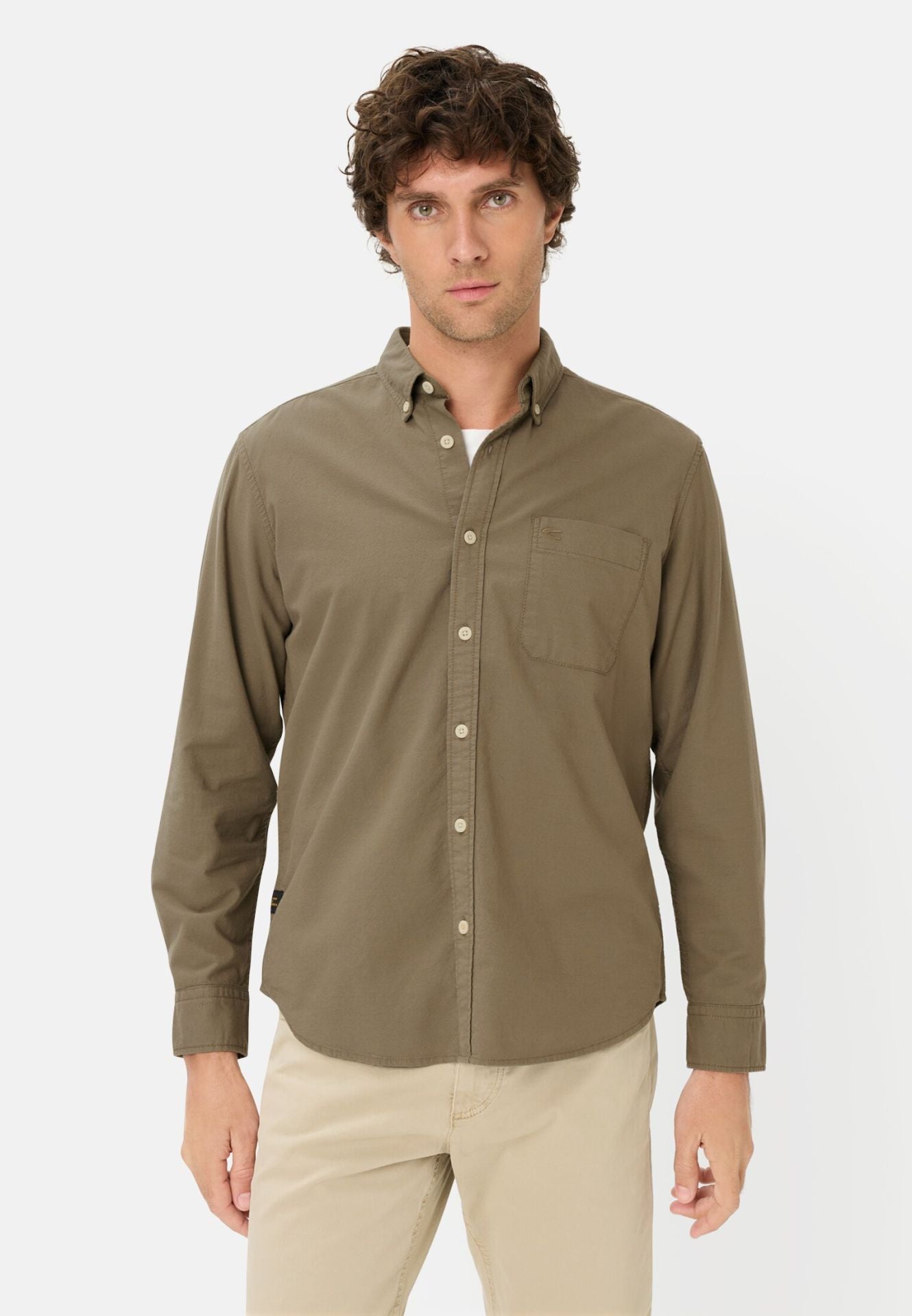 Camel Active miesten kauluspaita fleXXXactive, khaki