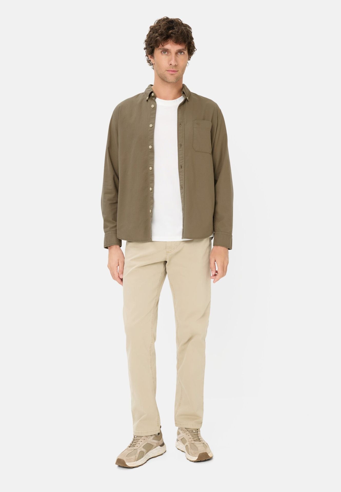 Camel Active miesten kauluspaita fleXXXactive, khaki