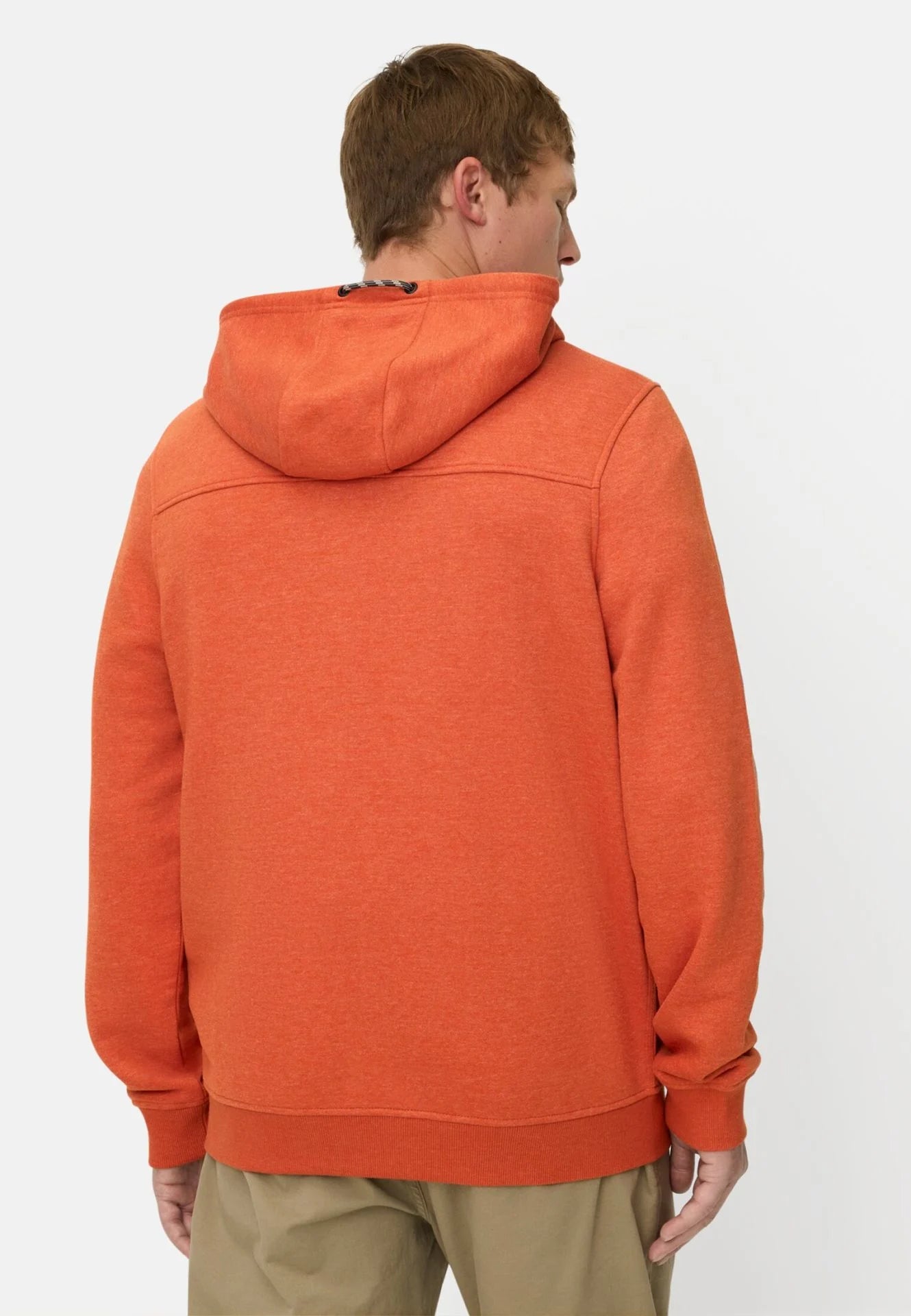 Camel Active miesten huppari Sweat jacket with hood, oranssi