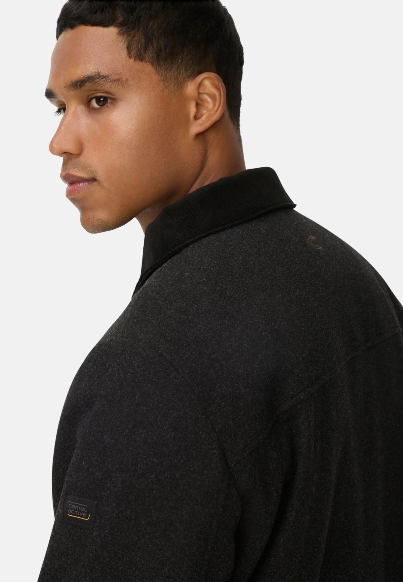 Camel Active villakangastakki Wool Jacket, tummanharmaa