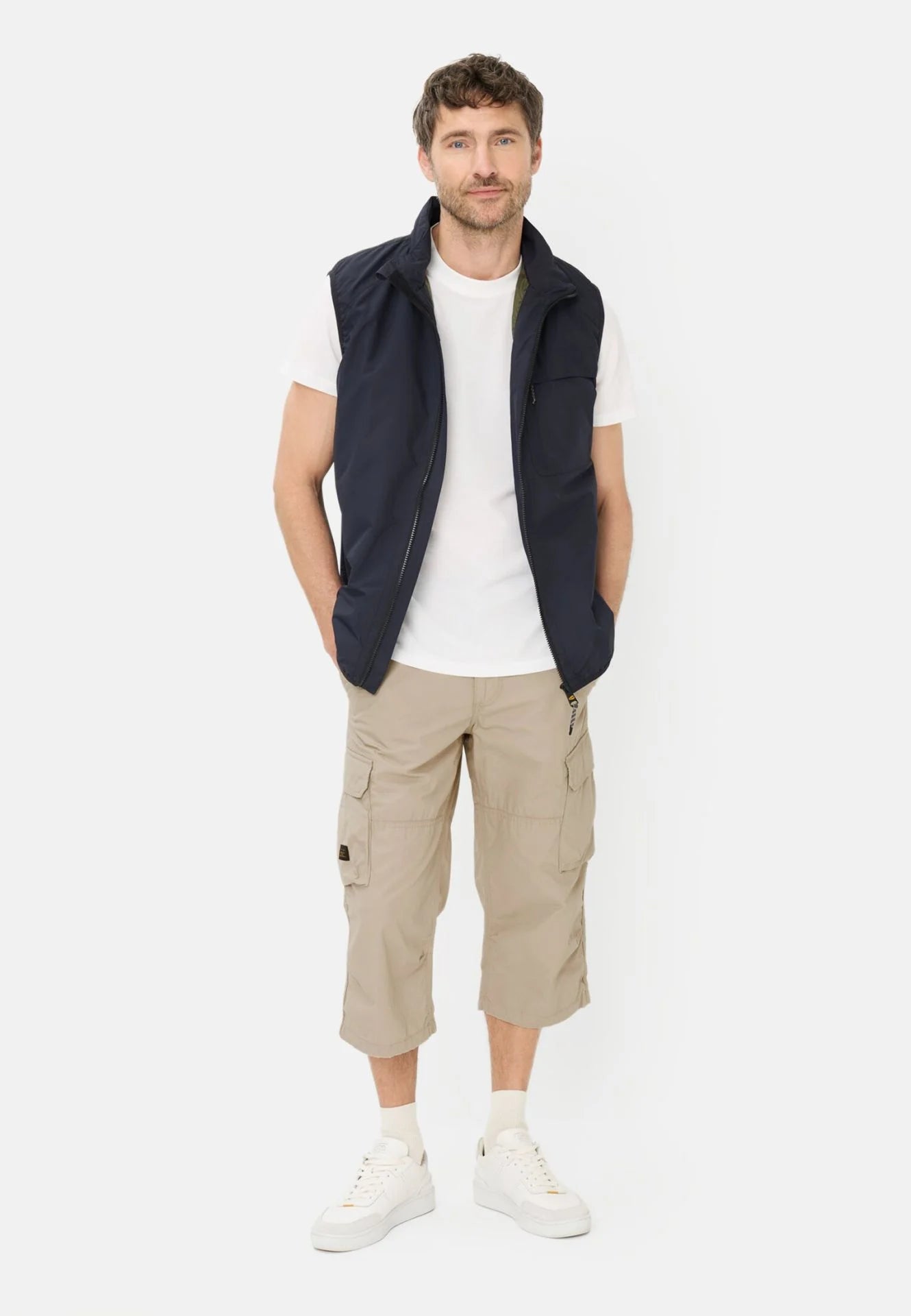 Camel Active miesten shortsit Long Cargo, beige