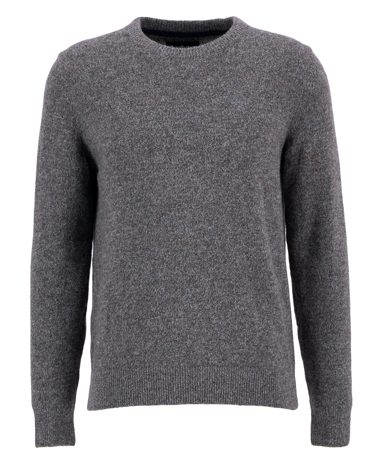Barbour miesten neulepusero Essential Tisbury Crewneck, ruskeanharmaa