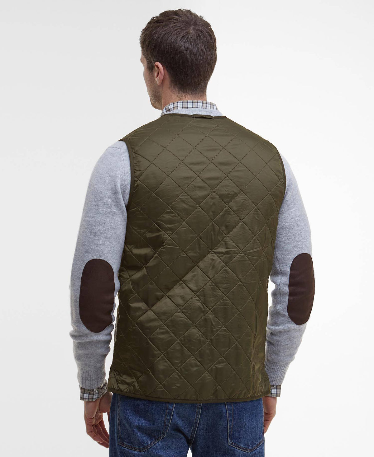 Barbour miesten liivi Polarquilt Zip-In Liner, oliivinvihreä