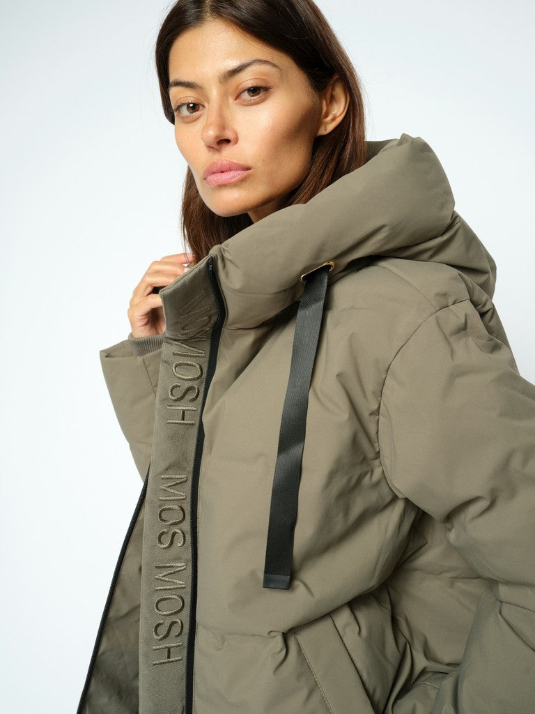 Mos Mosh naisten toppatakki Jilly Hope Down Jacket, tummanvihreä