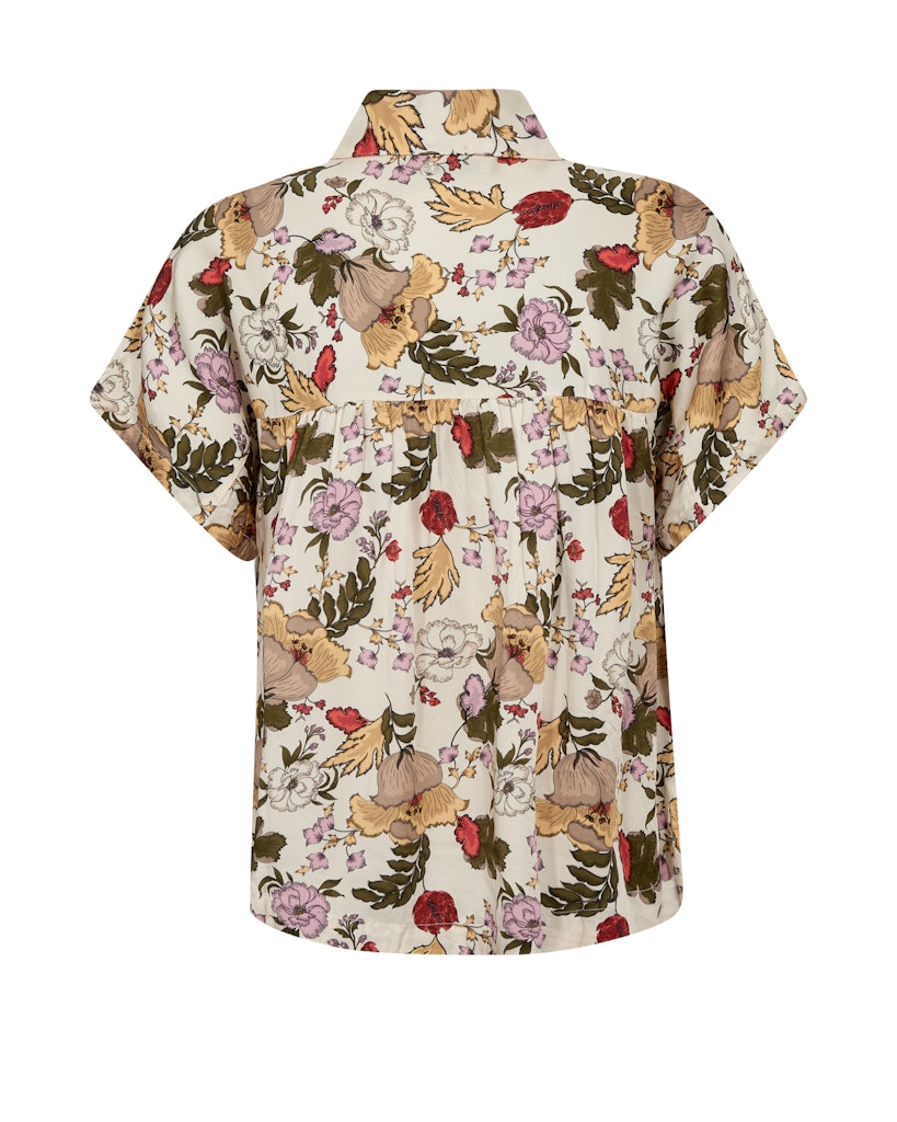 Mos Mosh naisten pusero MMWinie Flowwi, valkopohjainen kuosi