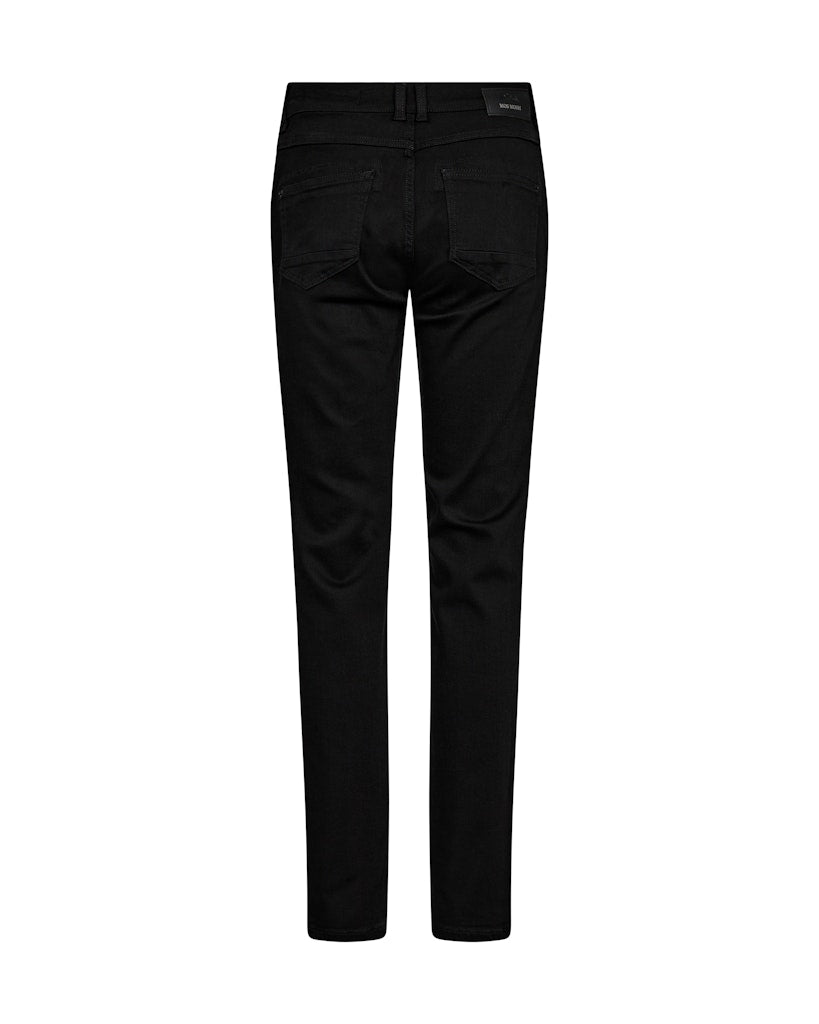 Mos Mosh naisten farkut Carla Naomi Deluxe Jeans, musta
