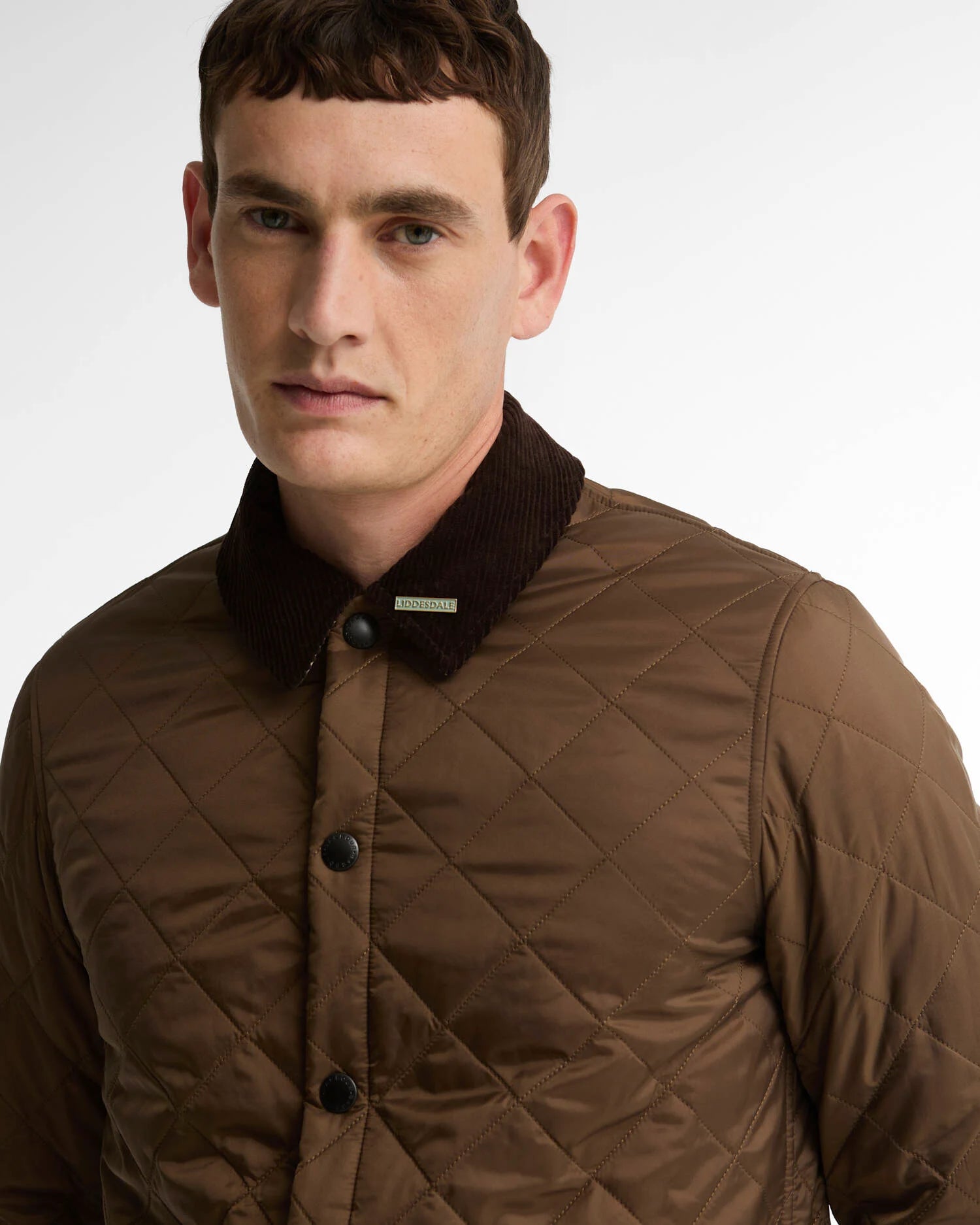 Barbour miesten tikkitakki Icons Heritage Quilted Jacket, Keskiruskea