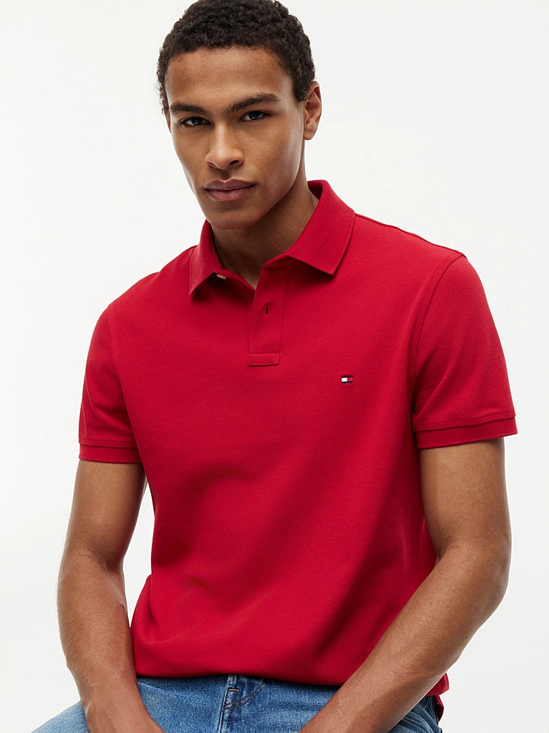 Tommy Hilfiger miesten pikeepaita 1985 Regular Polo, punainen