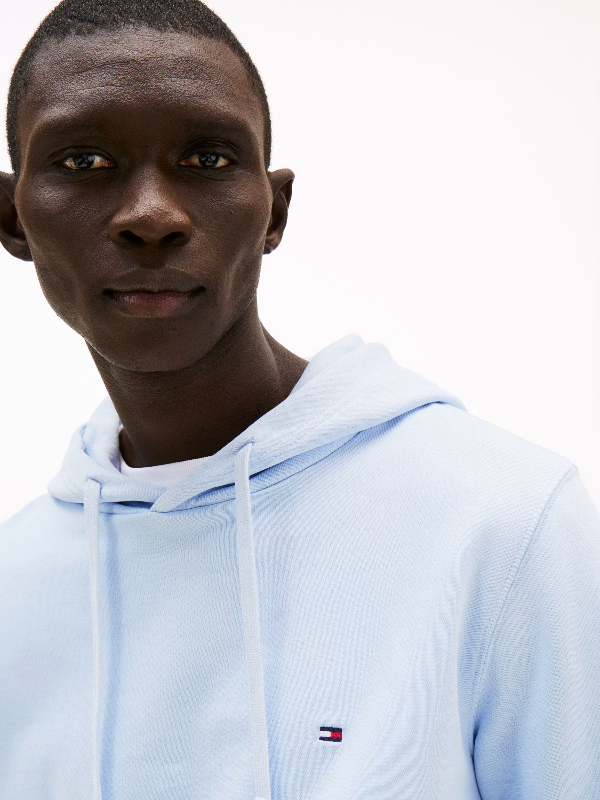 Tommy Hilfiger miesten huppari K Essential Terry Hoody, vaaleansininen