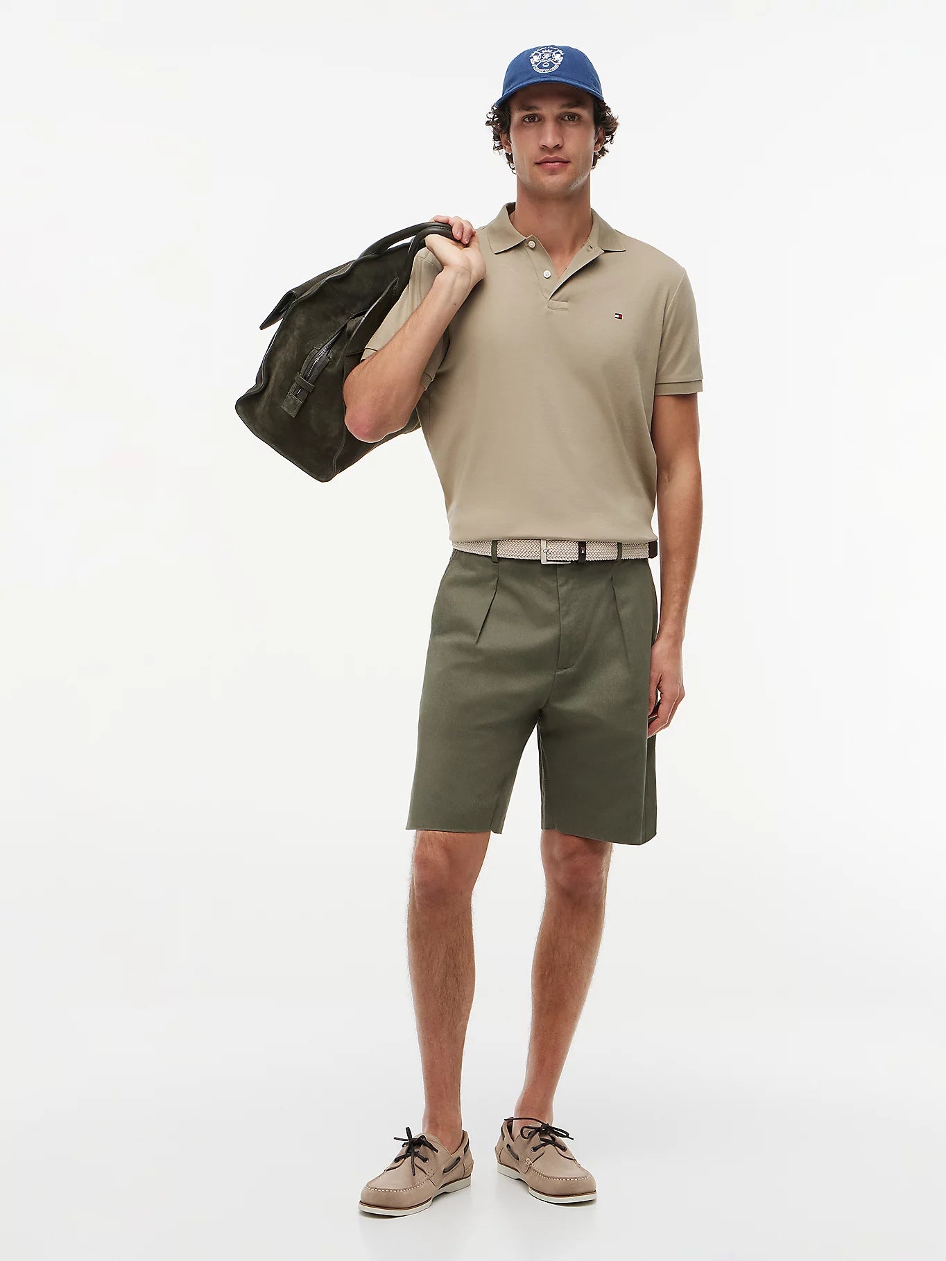 Tommy Hilfiger miesten pikeepaita Liquid Cotto Reg Seasonal Polo, beige