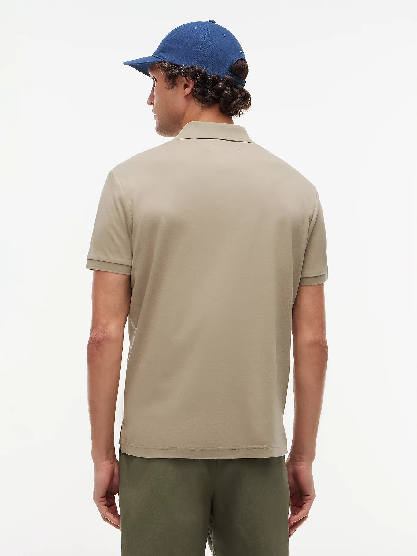 Tommy Hilfiger miesten pikeepaita Liquid Cotto Reg Seasonal Polo, beige