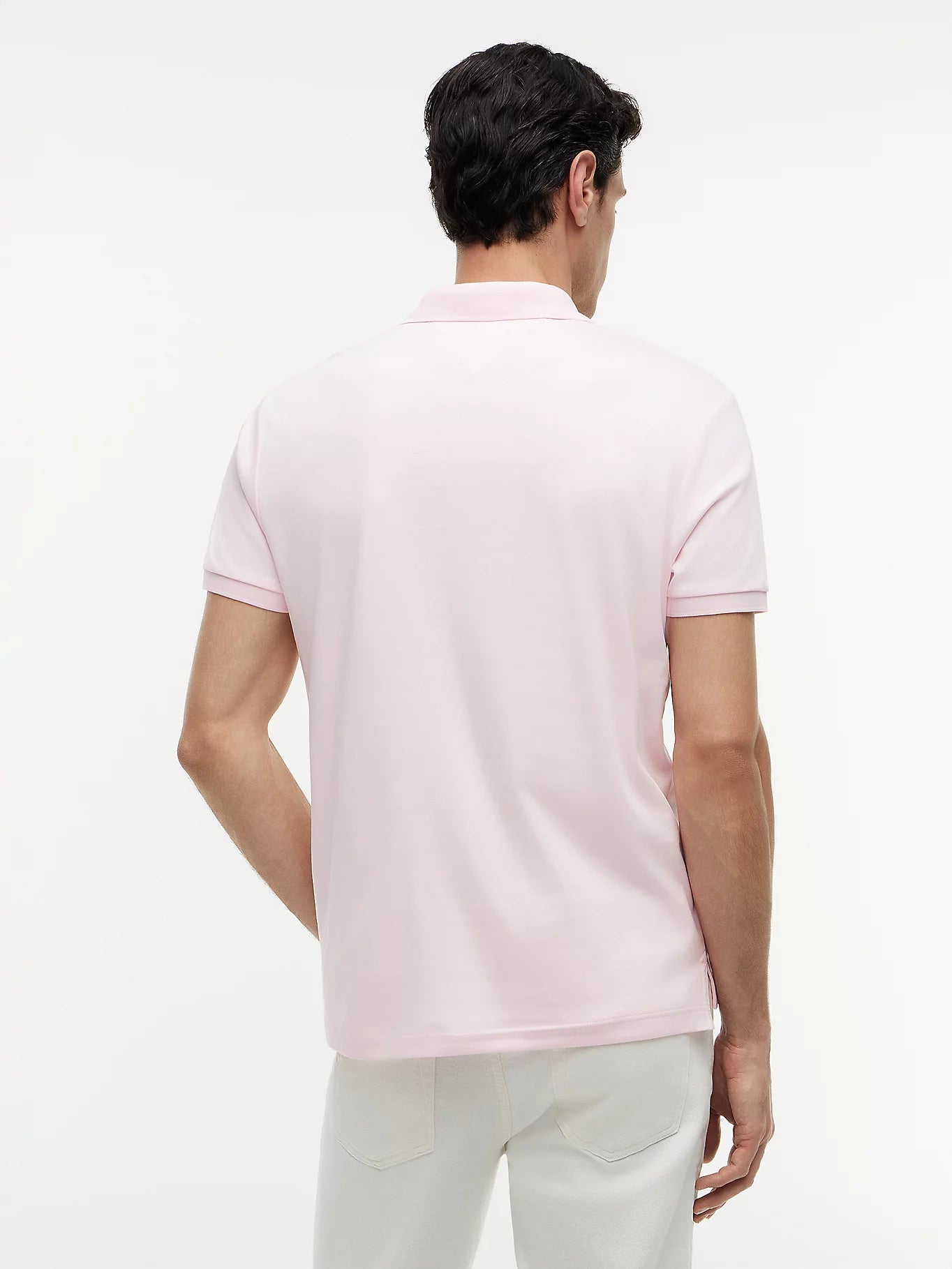 Tommy Hilfiger miesten pikeepaita Liquid Cotton Reg Seasonal Polo, vaaleanpunainen