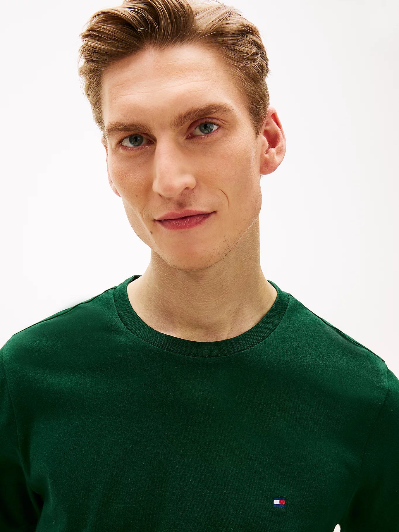 Tommy Hilfiger miesten t-paita Seasonal Fit Tee, vihreä