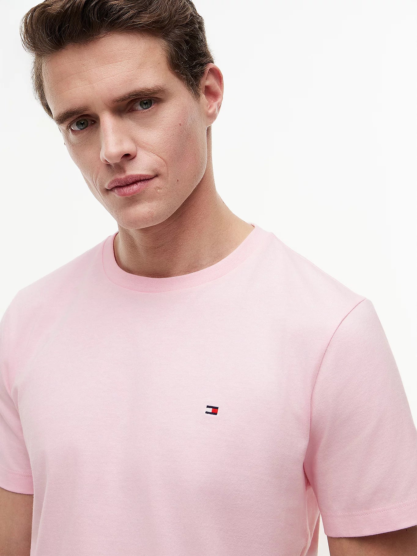 Tommy Hilfiger miesten t-paita Essential Reg Fit Tee, vaaleanpunainen