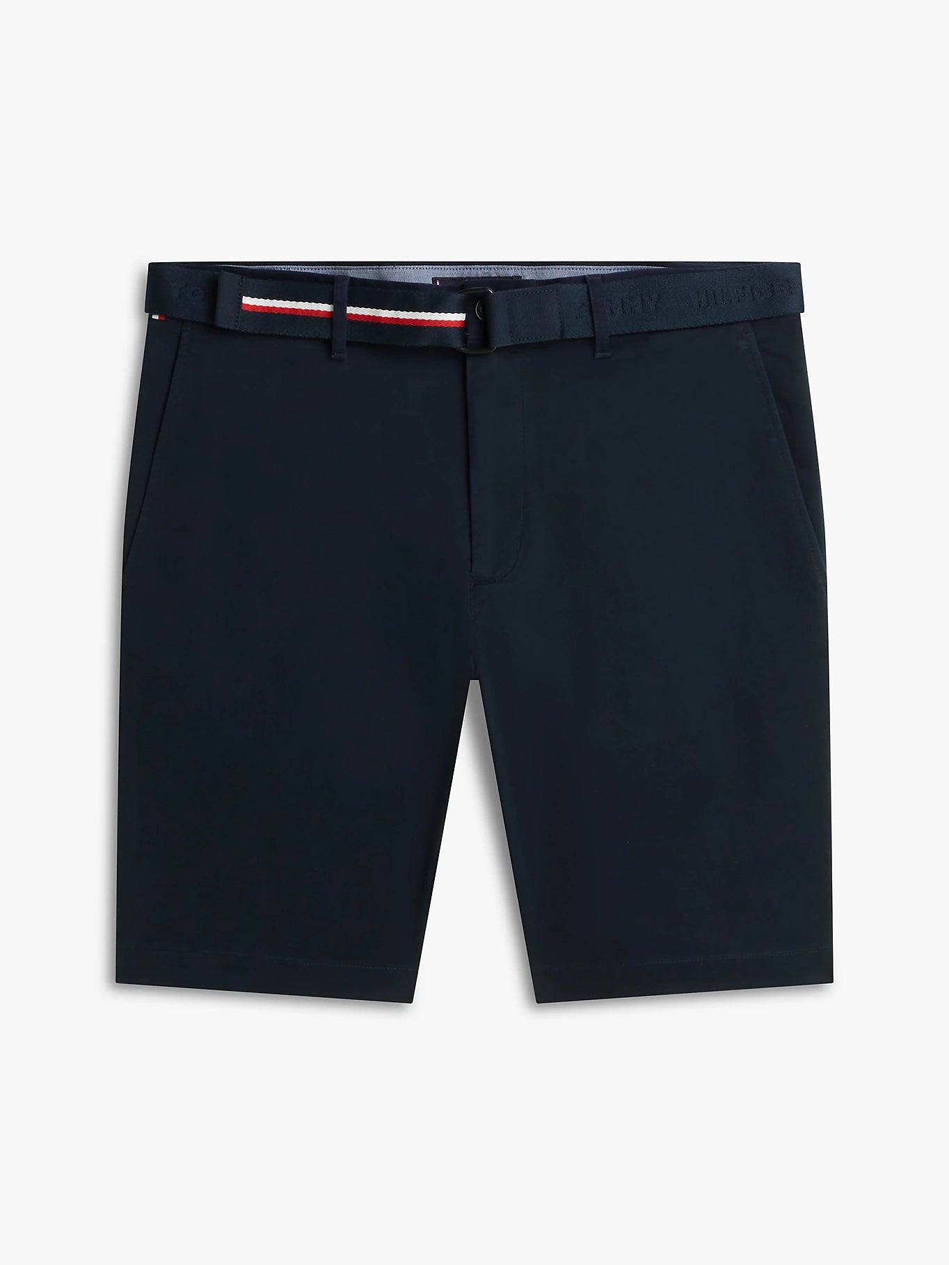 Tommy Hilfiger miesten shortsit Denton 9.5 Inc ESS Twill W/ Belt, tummansininen