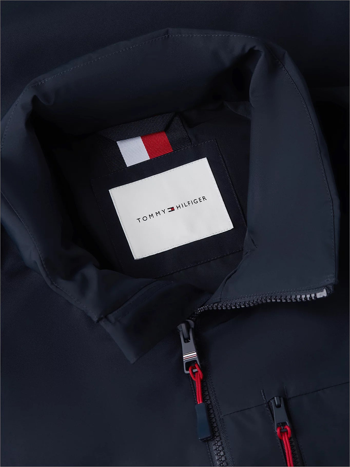 Tommy Hilfiger miesten takki Collar Logo, tummansininen