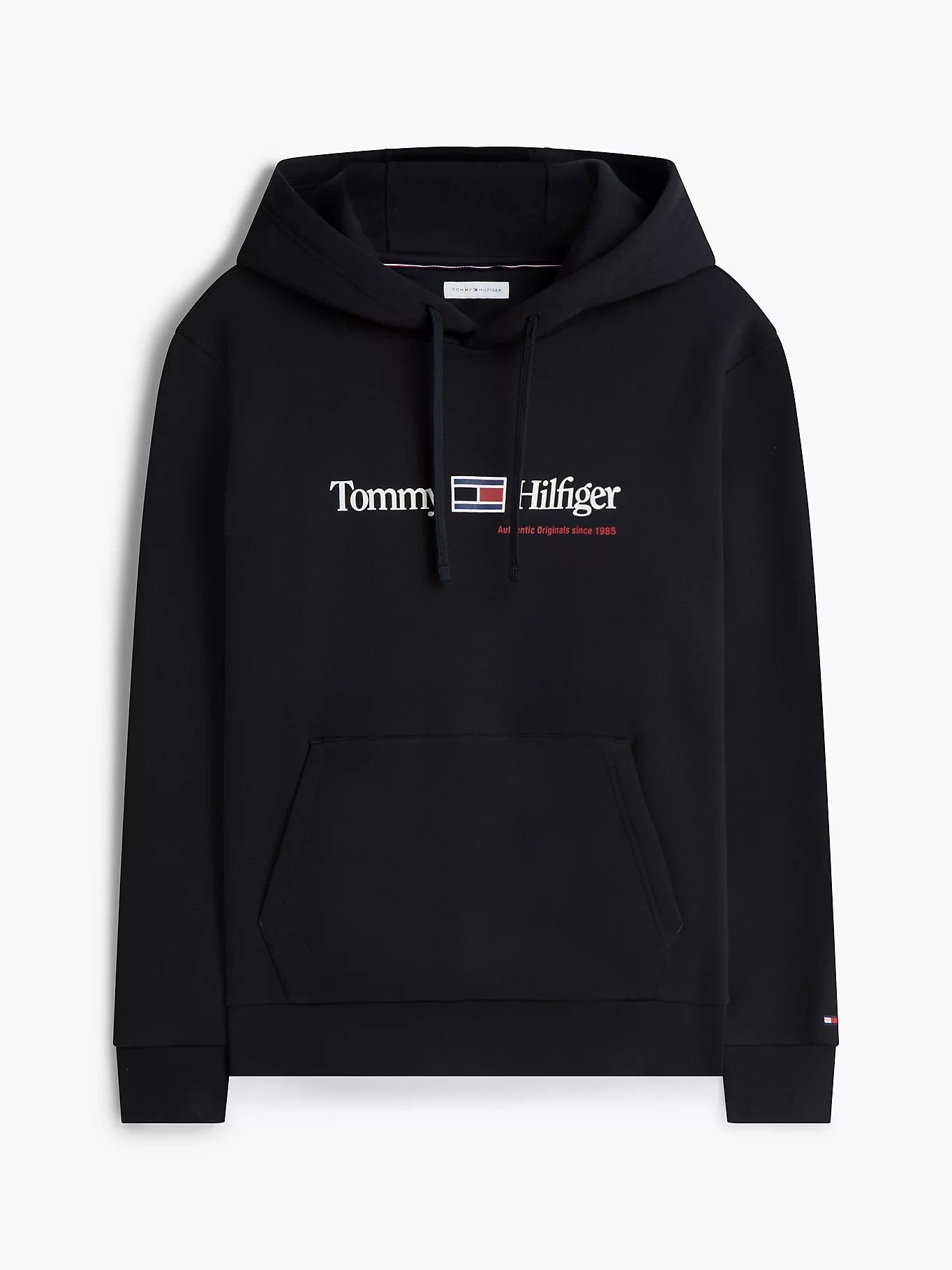 Tommy Hilfiger miesten huppari Logo Graphic Fleece Hoody, musta