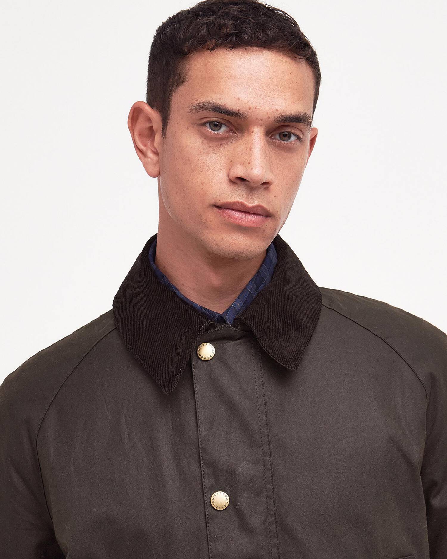 Barbour miesten takki Ashby Waxed Jacket, khaki