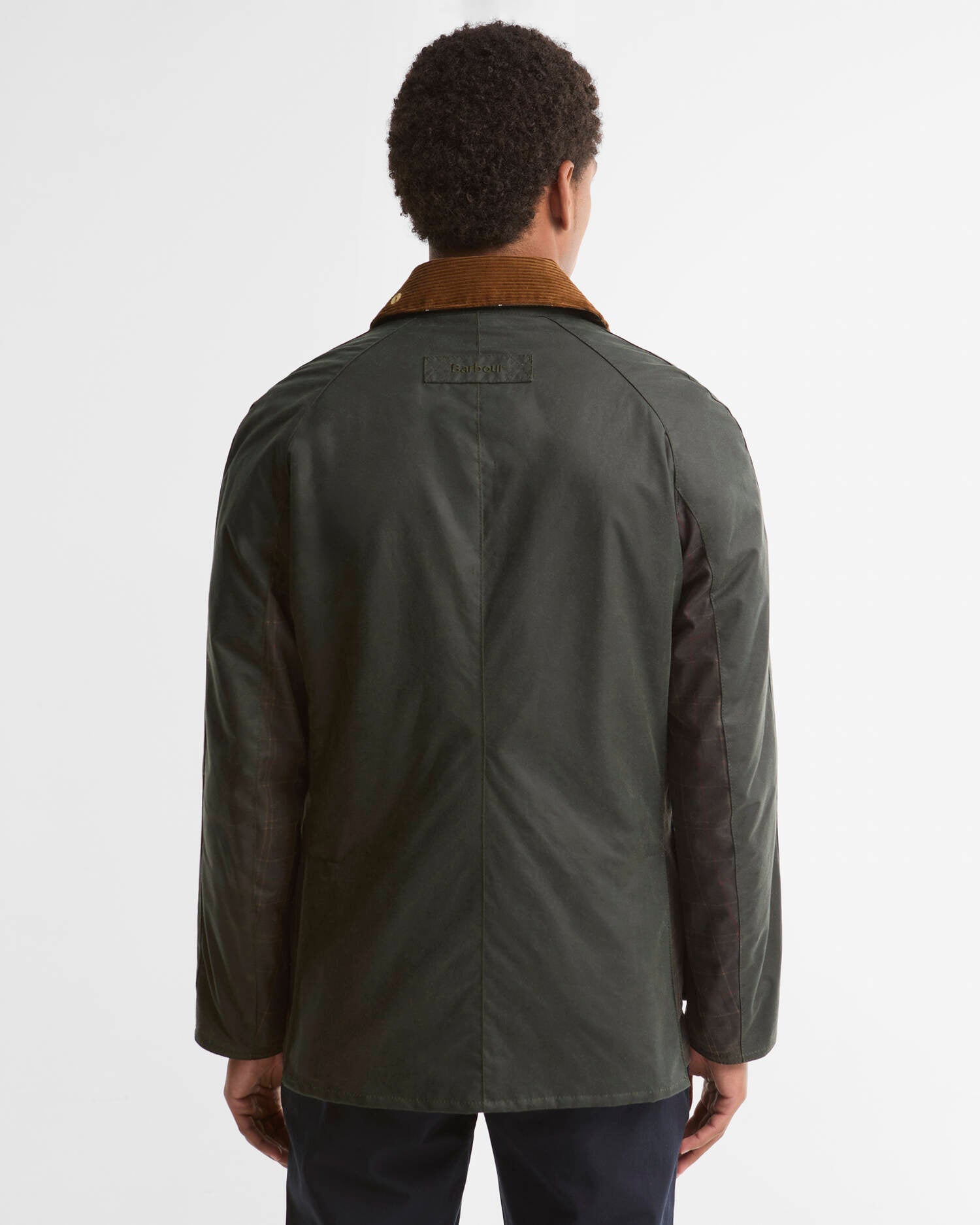 Barbour miesten takki Ashby Waxed Jacket, tummanvihreä