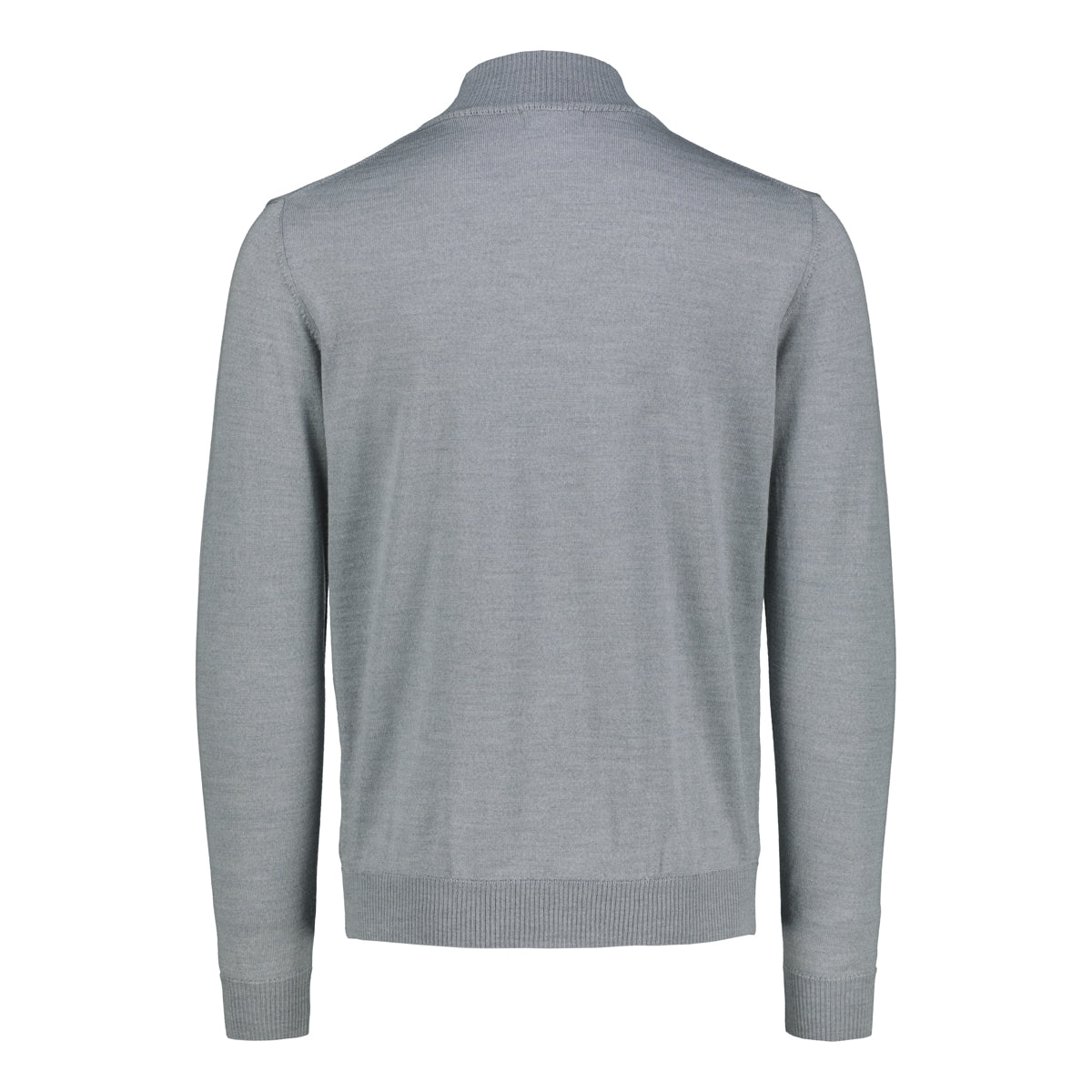 Sinnuu miesten neulepusero Half Zip Merino Wool, harmaa