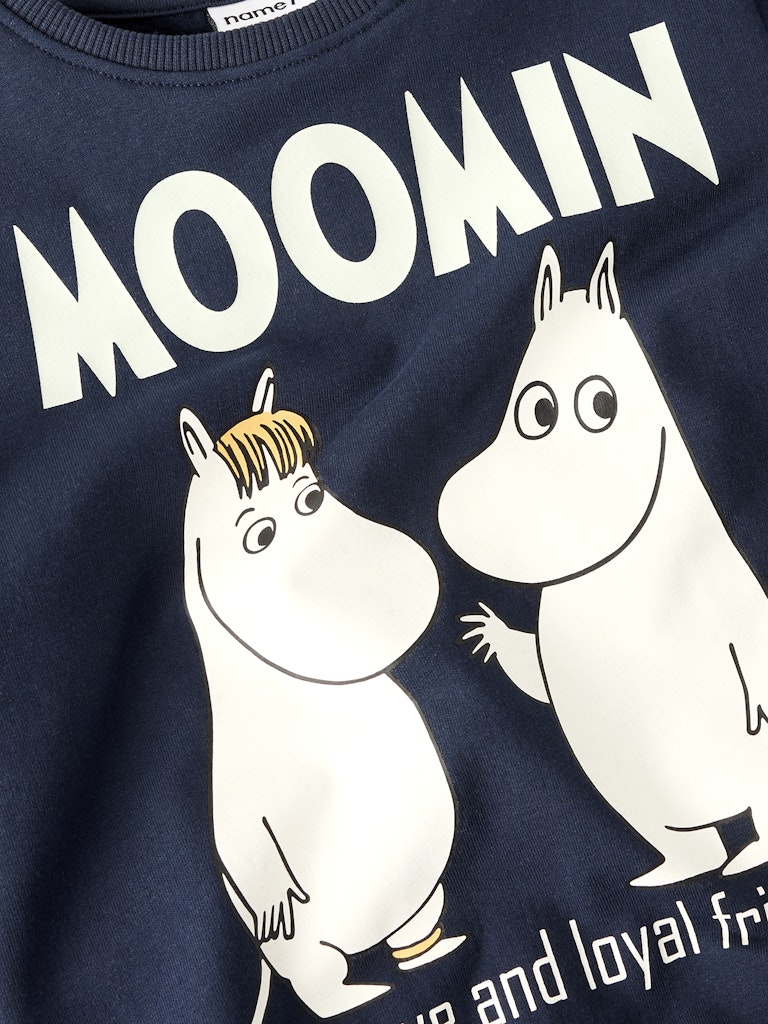 Name It lasten collegepaita NMNSLOLI MOOMIN SWEATSHIRT, tummansininen